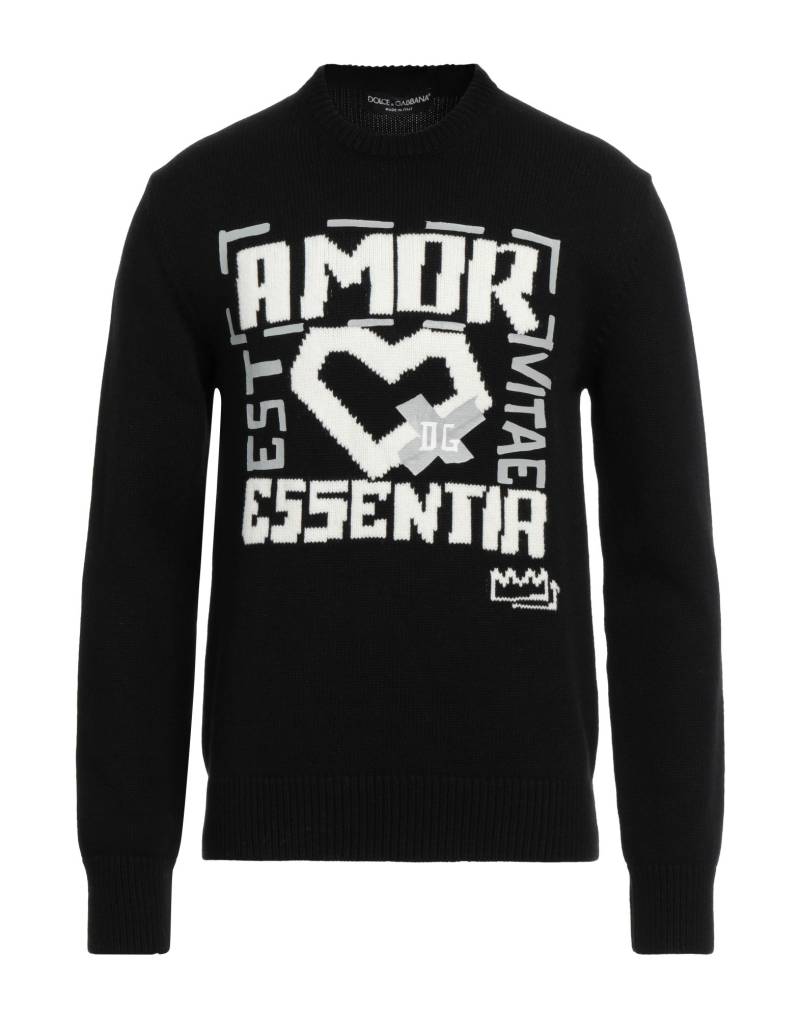 DOLCE&GABBANA Pullover Herren Schwarz von DOLCE&GABBANA