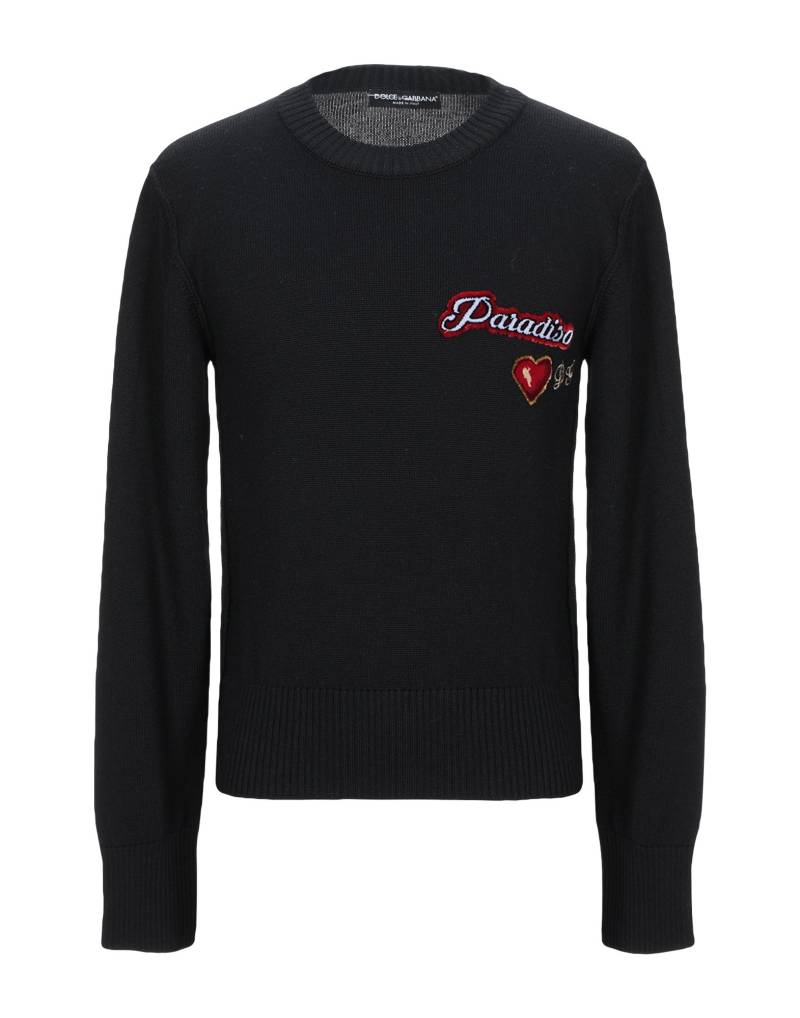 DOLCE&GABBANA Pullover Herren Schwarz von DOLCE&GABBANA