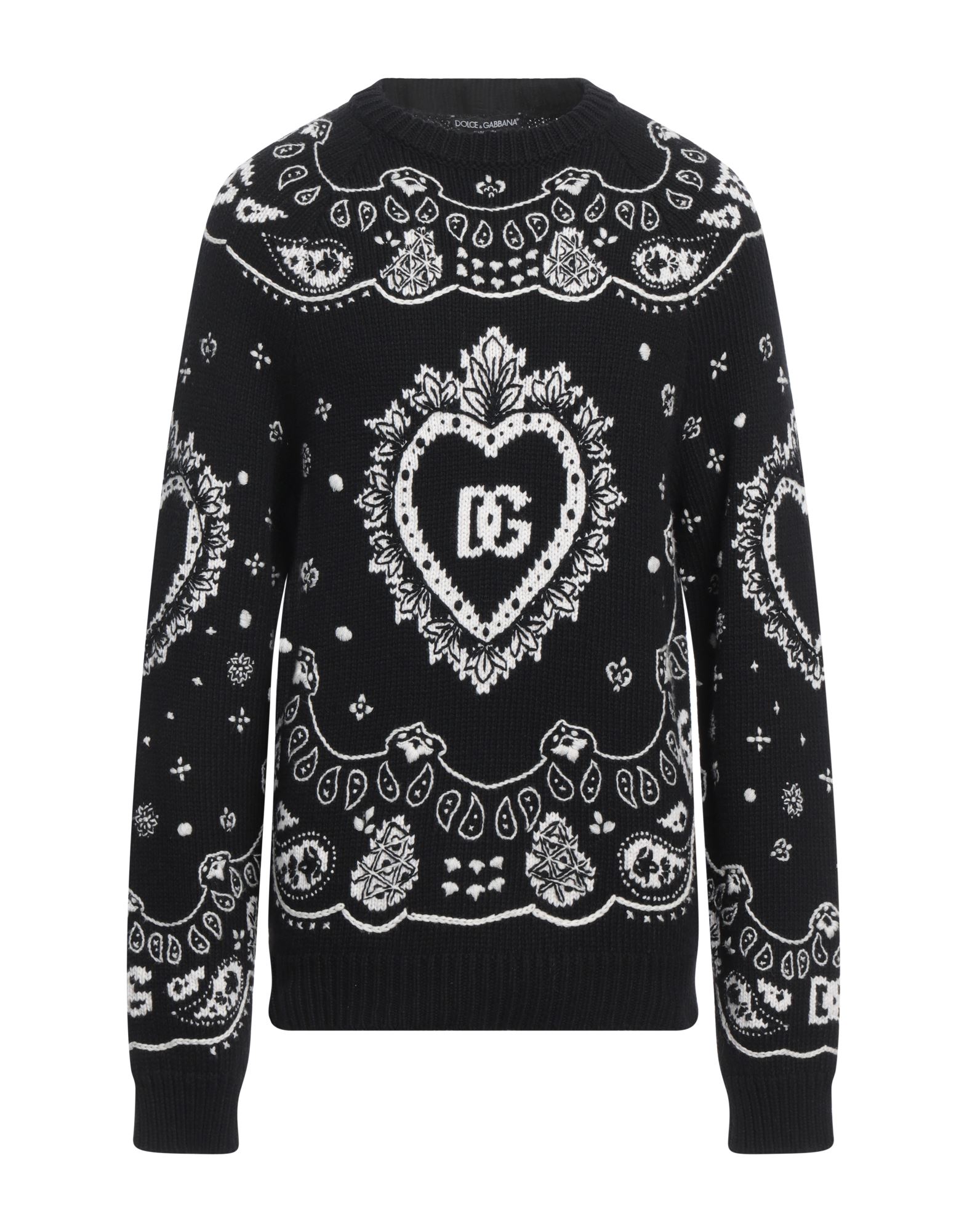 DOLCE&GABBANA Pullover Herren Schwarz von DOLCE&GABBANA