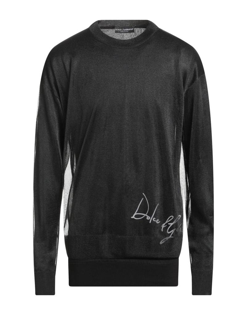 DOLCE&GABBANA Pullover Herren Schwarz von DOLCE&GABBANA