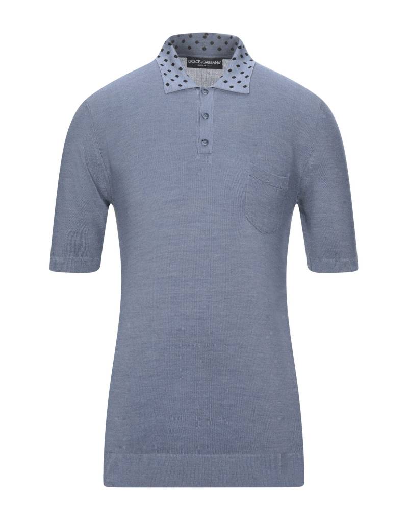 DOLCE&GABBANA Pullover Herren Taubenblau von DOLCE&GABBANA