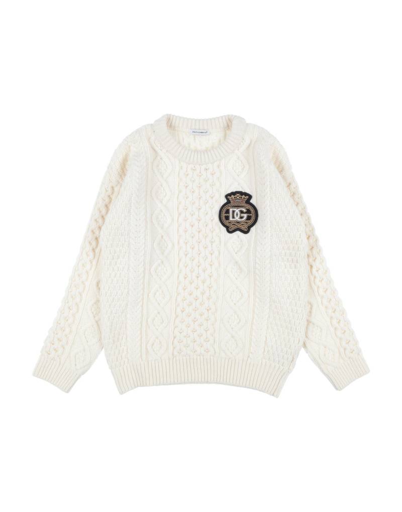 DOLCE&GABBANA Pullover Kinder Cremeweiß von DOLCE&GABBANA