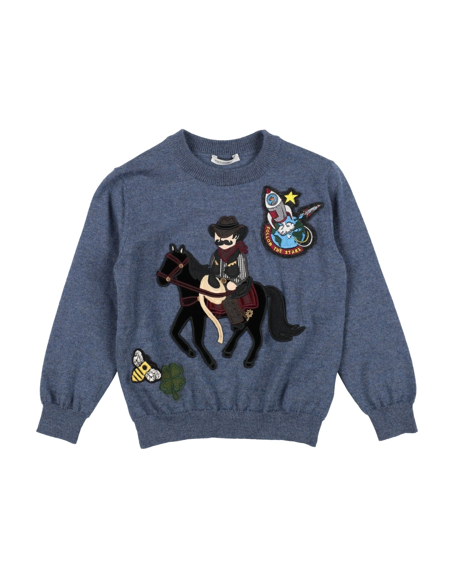 DOLCE & GABBANA Pullover Kinder Taubenblau von DOLCE & GABBANA