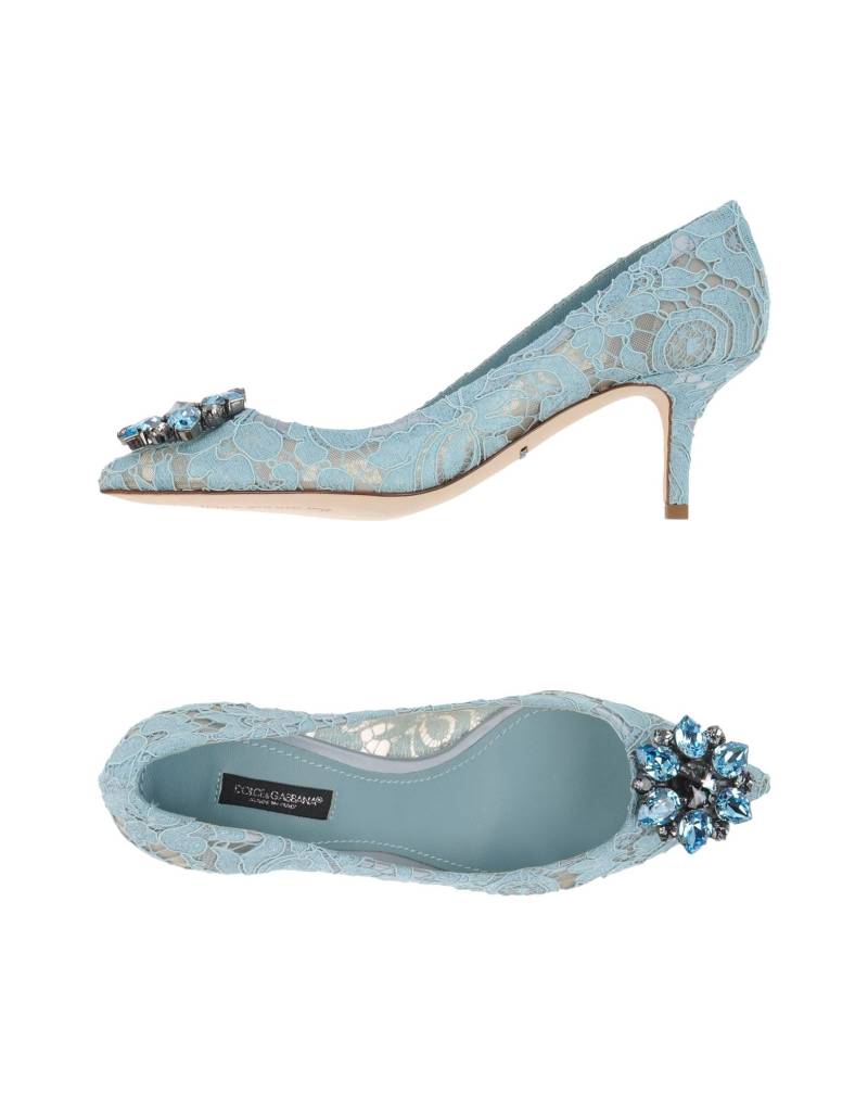 DOLCE&GABBANA Pumps Damen Azurblau von DOLCE&GABBANA