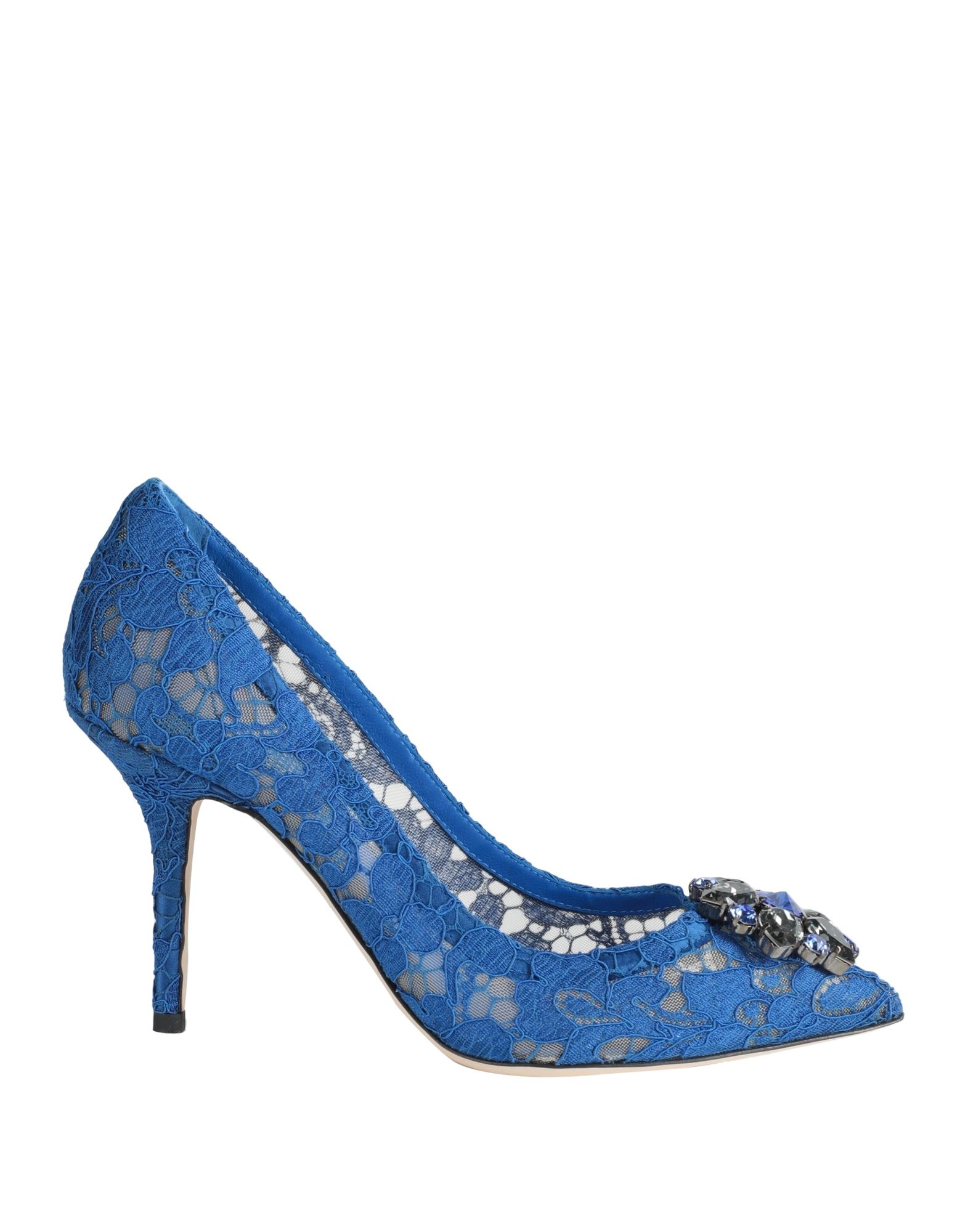 DOLCE&GABBANA Pumps Damen Blau von DOLCE&GABBANA