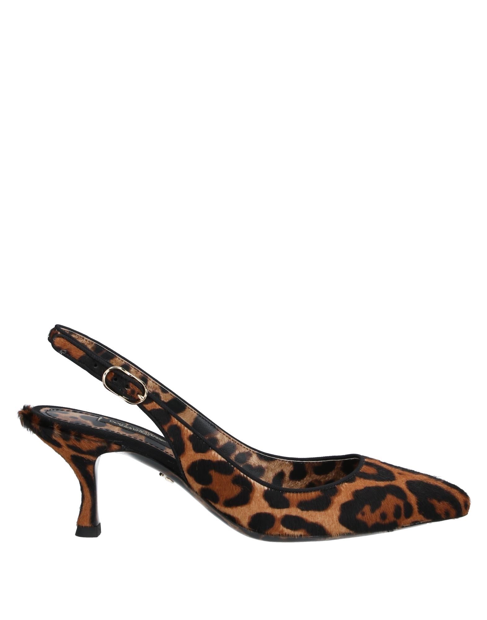 DOLCE&GABBANA Pumps Damen Braun von DOLCE&GABBANA