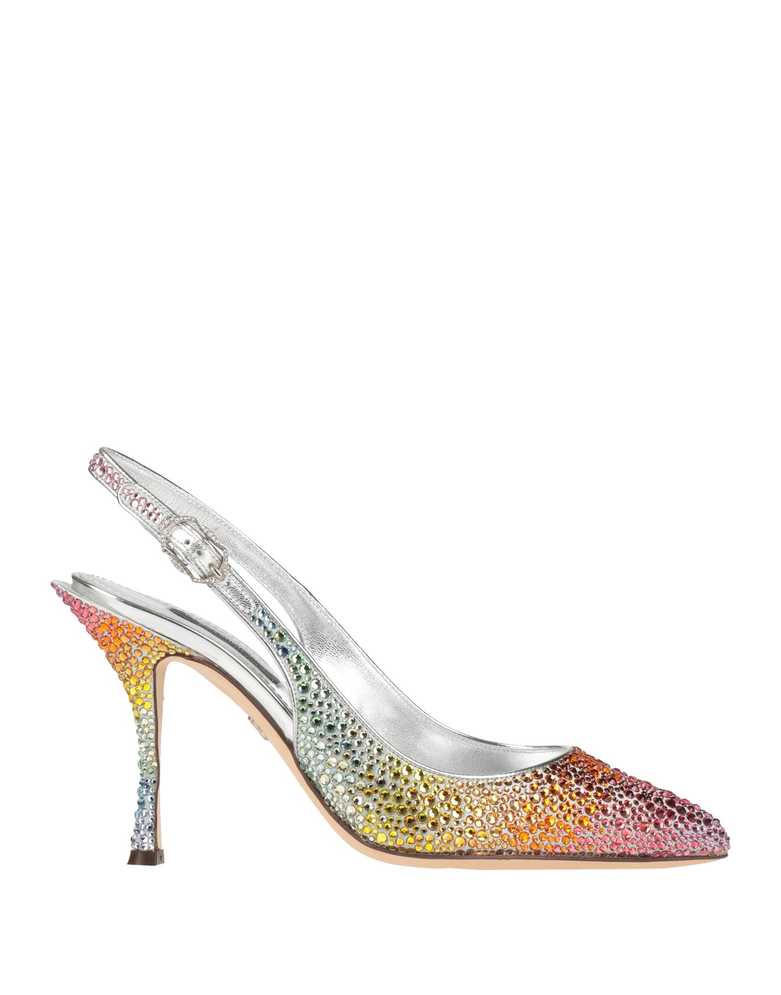 DOLCE&GABBANA Pumps Damen Silber von DOLCE&GABBANA
