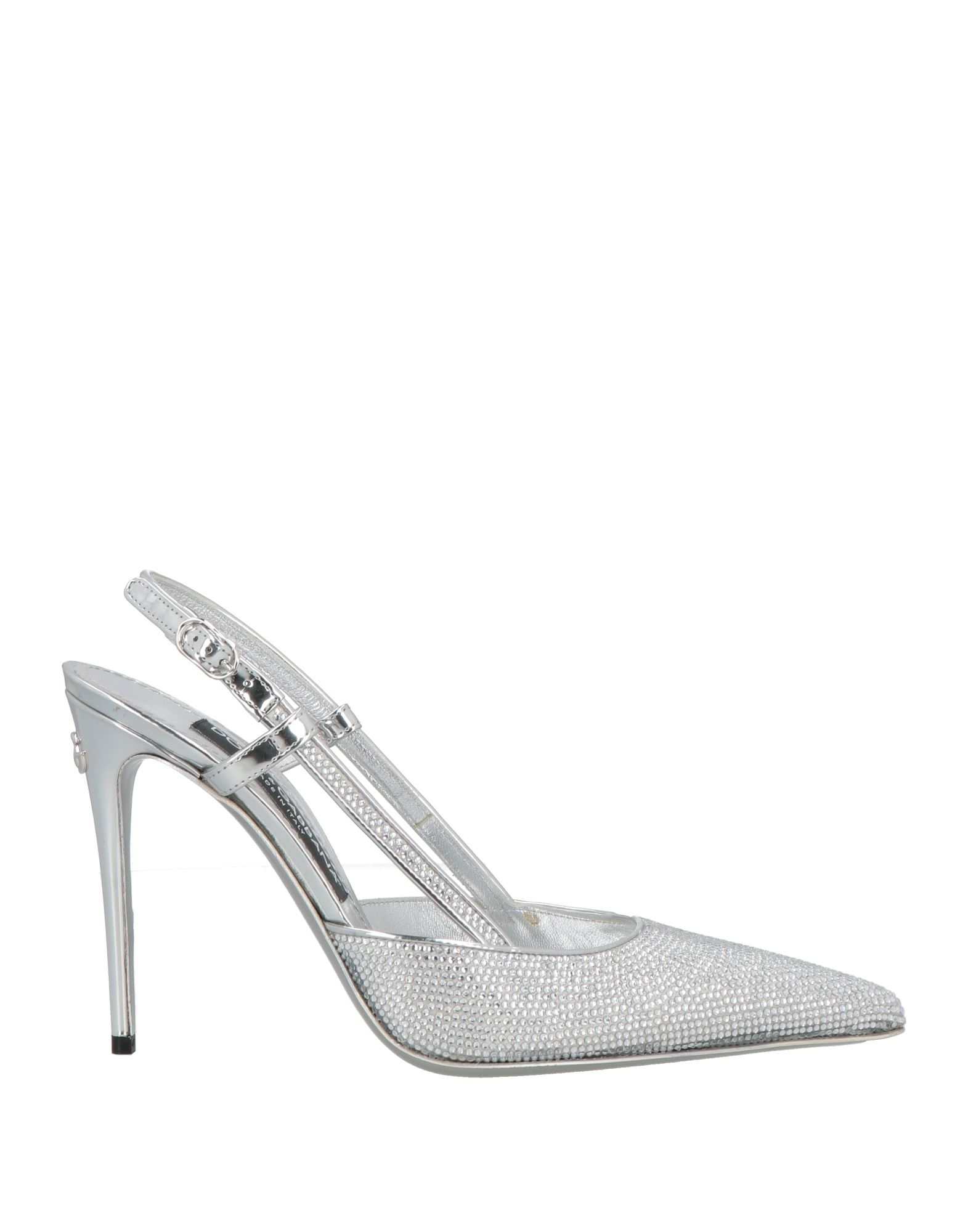 DOLCE&GABBANA Pumps Damen Silber von DOLCE&GABBANA