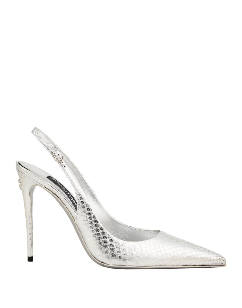 DOLCE&GABBANA Pumps Damen Silber von DOLCE&GABBANA
