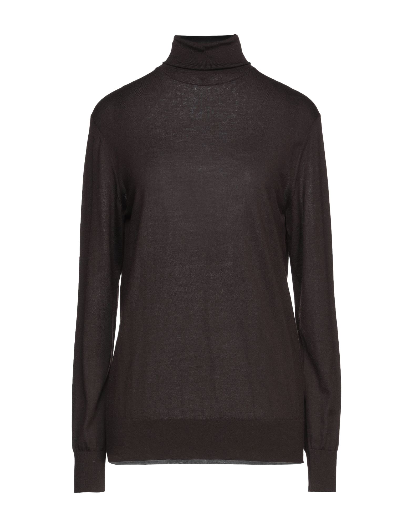 DOLCE&GABBANA Rollkragenpullover Damen Dunkelbraun von DOLCE&GABBANA