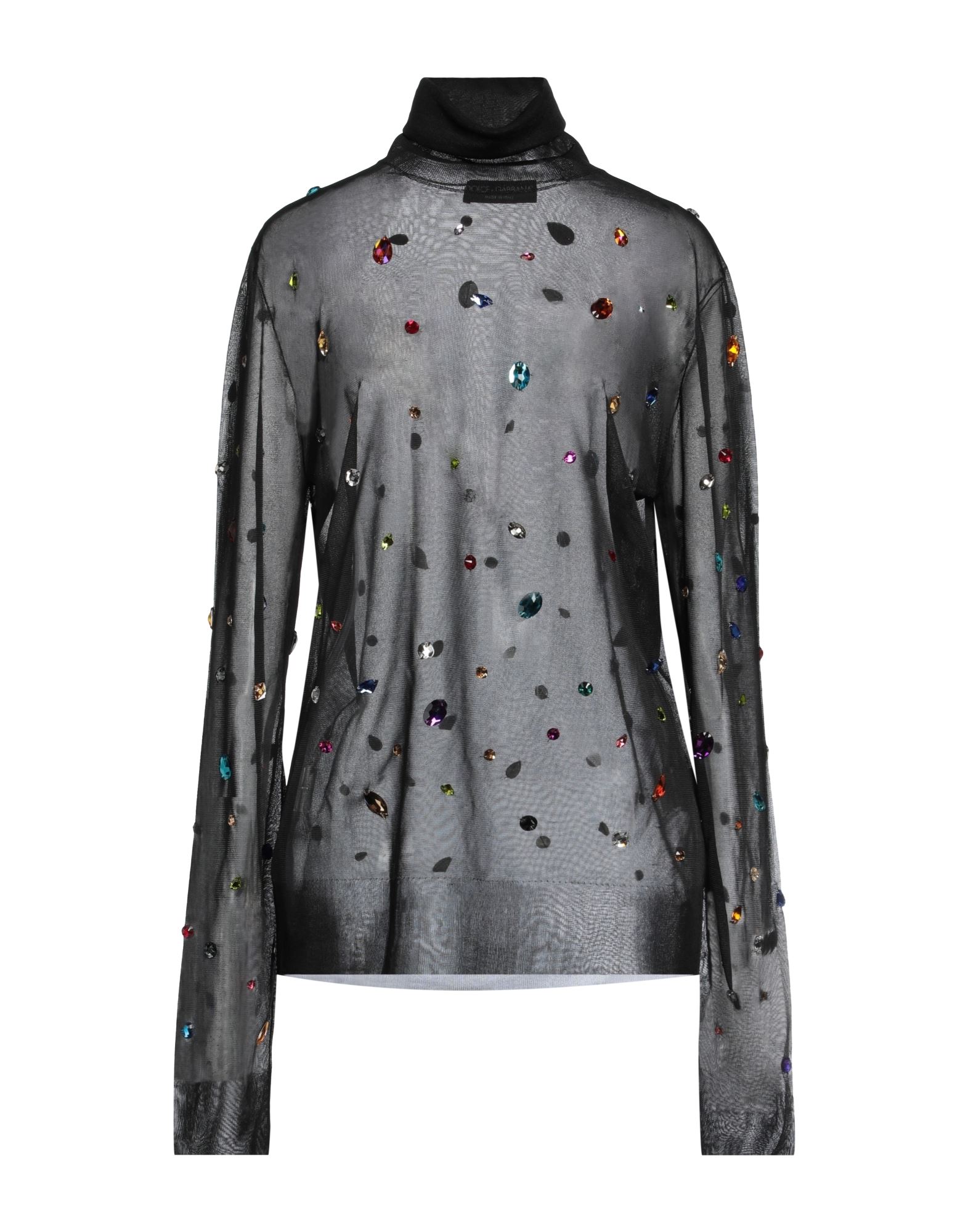 DOLCE&GABBANA Rollkragenpullover Herren Schwarz von DOLCE&GABBANA