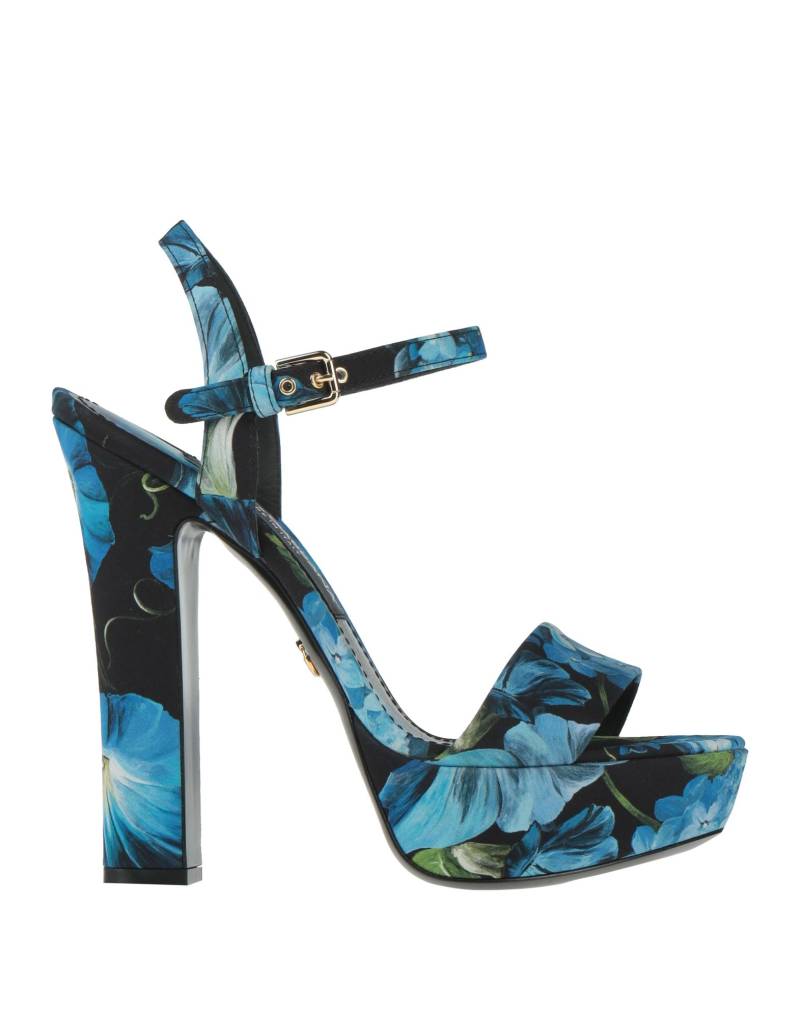 DOLCE&GABBANA Sandale Damen Azurblau von DOLCE&GABBANA