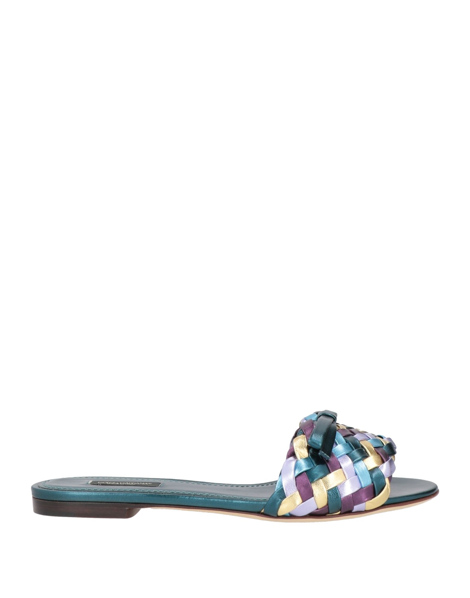 DOLCE&GABBANA Sandale Damen Blaugrau DOLCE&GABBANA Sandale Damen Blaugrau von DOLCE&GABBANA