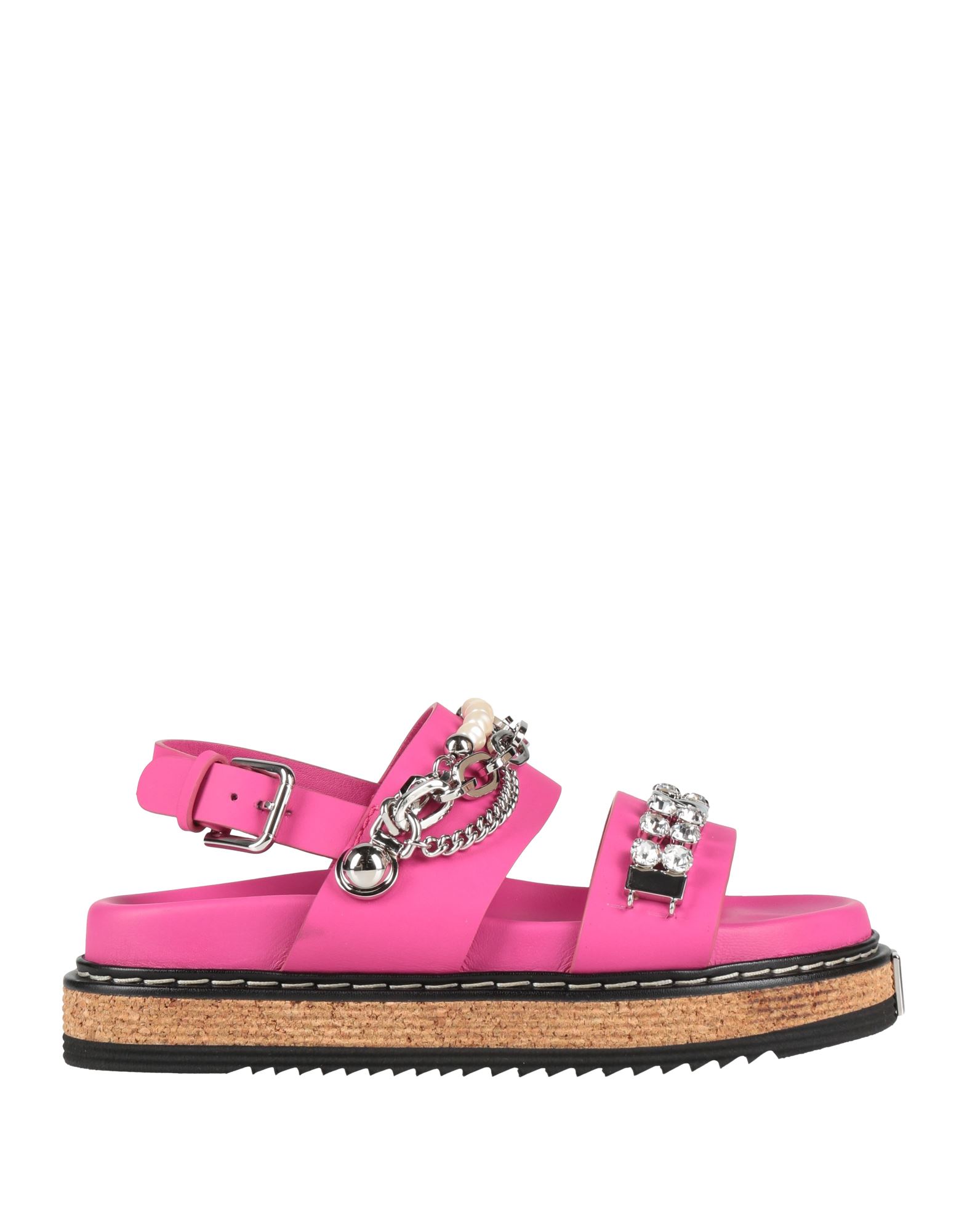 DOLCE&GABBANA Sandale Damen Fuchsia von DOLCE&GABBANA