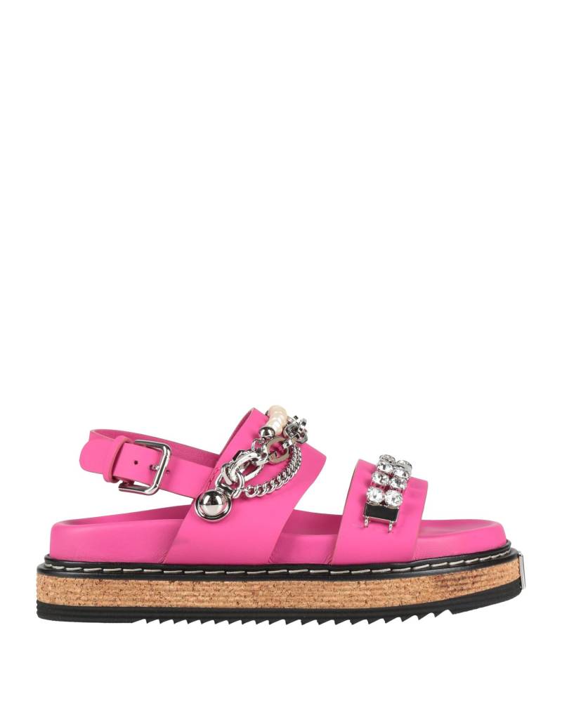 DOLCE&GABBANA Sandale Damen Fuchsia von DOLCE&GABBANA