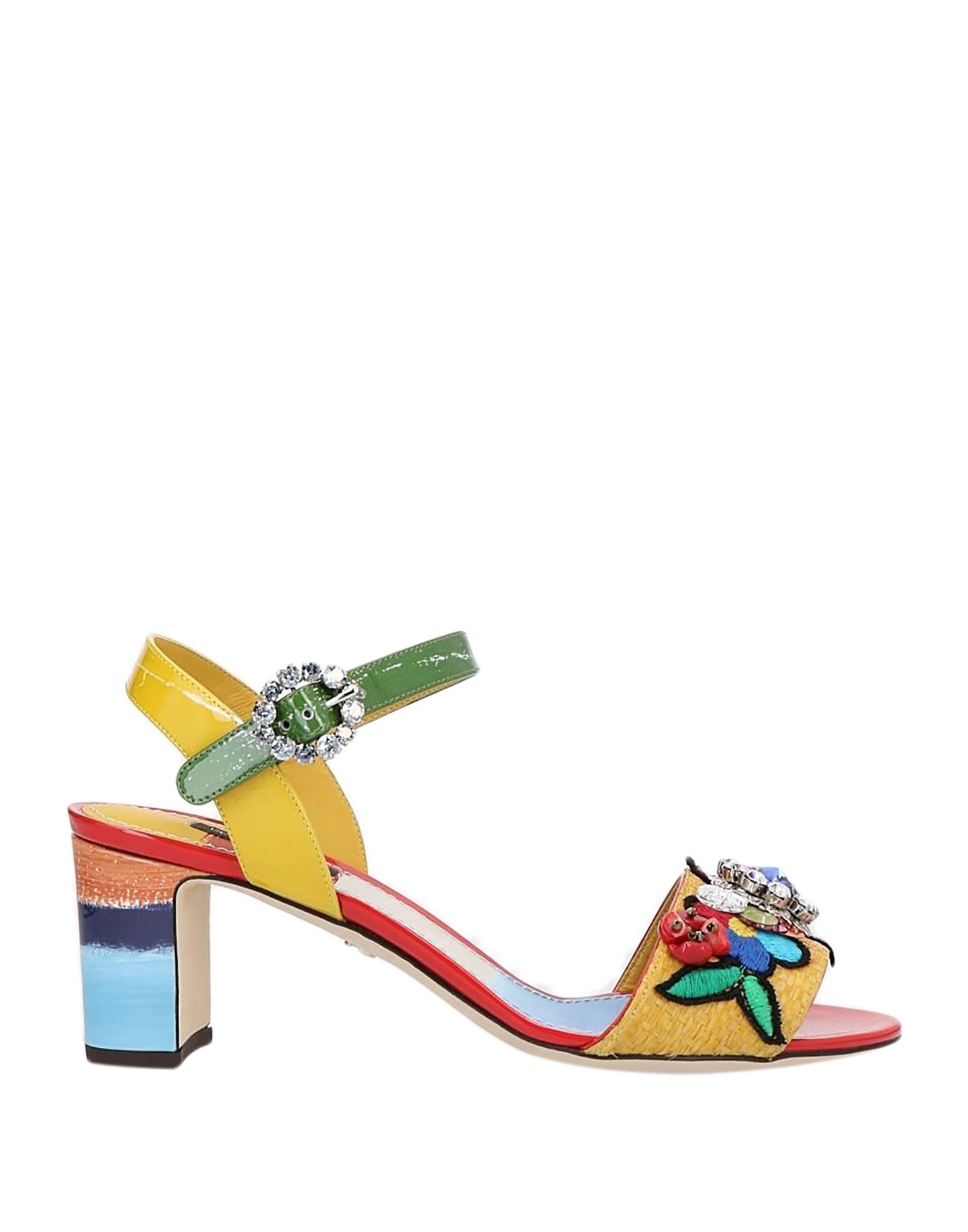 DOLCE&GABBANA Sandale Damen Gelb von DOLCE&GABBANA