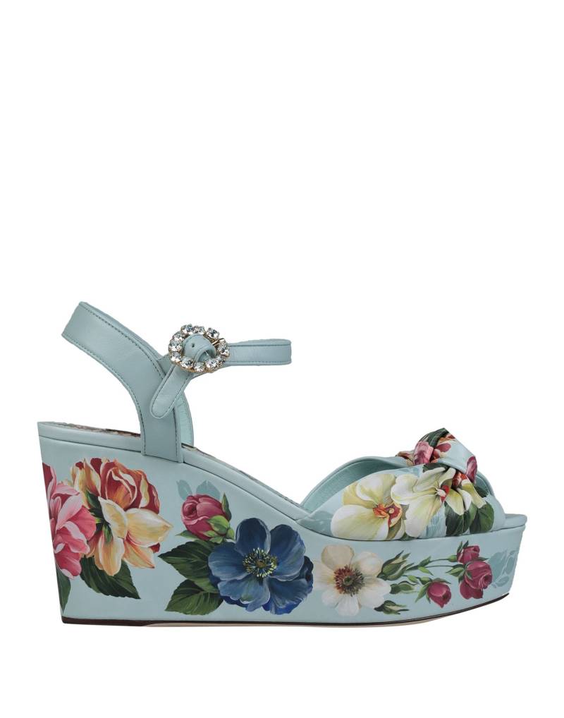 DOLCE&GABBANA Sandale Damen Himmelblau DOLCE&GABBANA Sandale Damen Himmelblau von DOLCE&GABBANA
