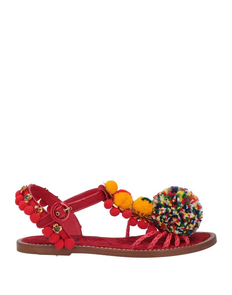 DOLCE&GABBANA Sandale Damen Rot DOLCE&GABBANA Sandale Damen Rot von DOLCE&GABBANA