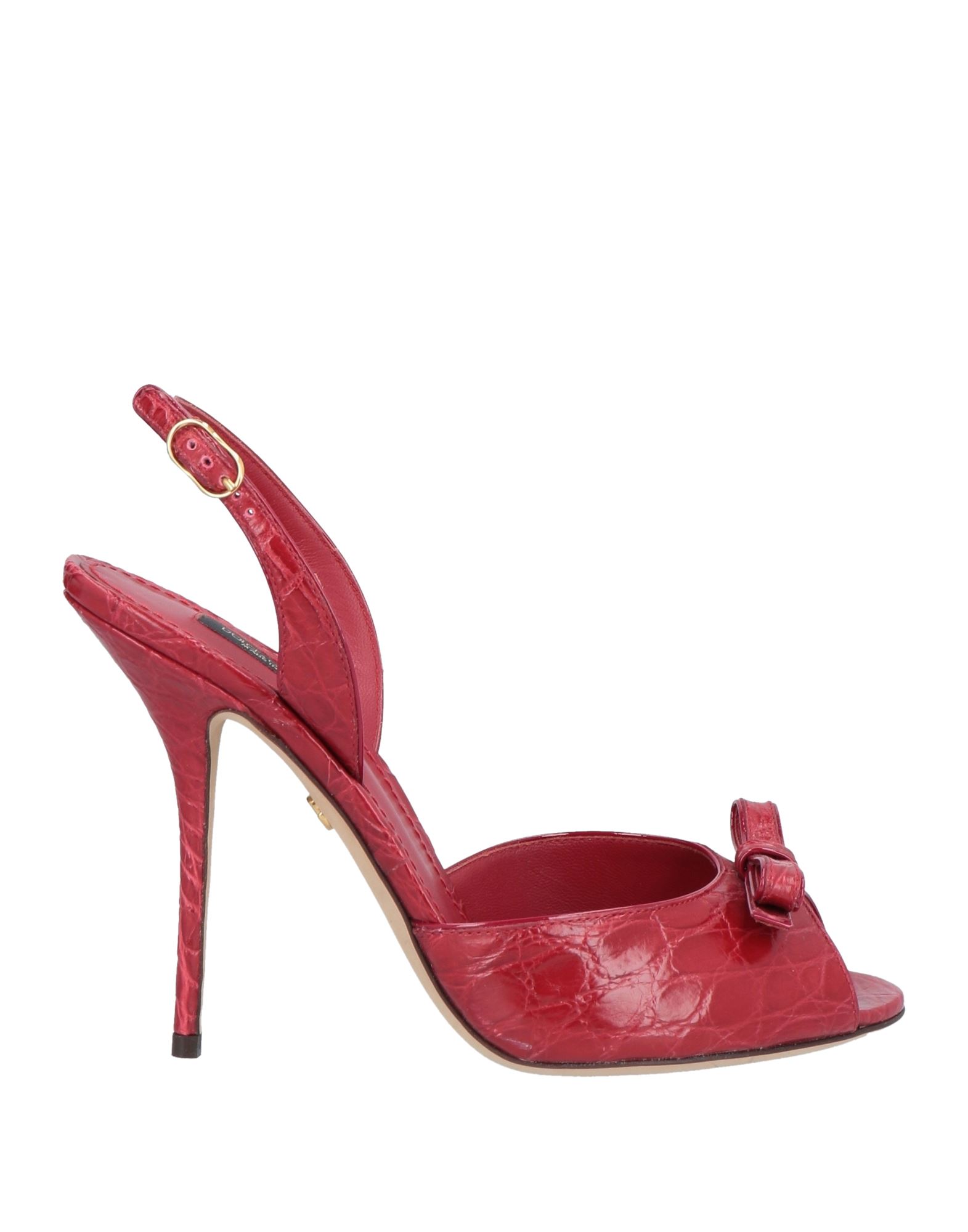 DOLCE&GABBANA Sandale Damen Rot von DOLCE&GABBANA