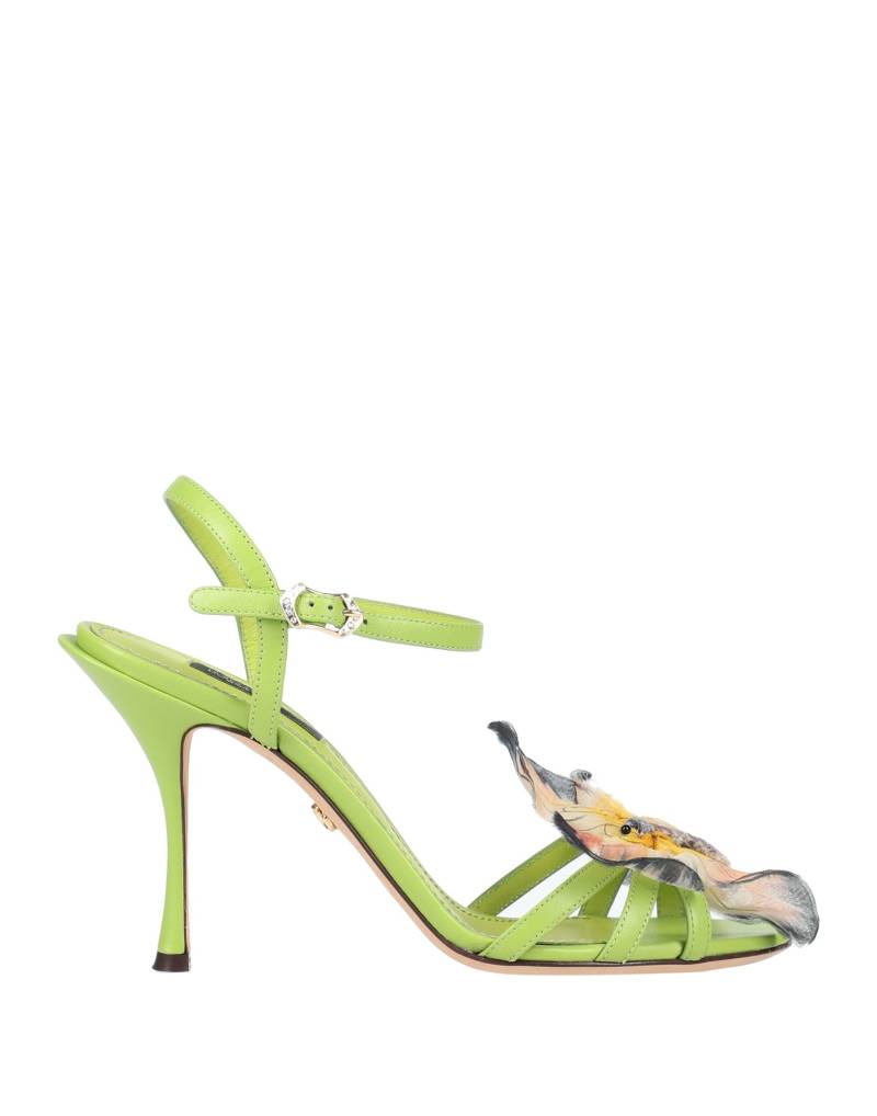 DOLCE&GABBANA Sandale Damen Säuregrün von DOLCE&GABBANA