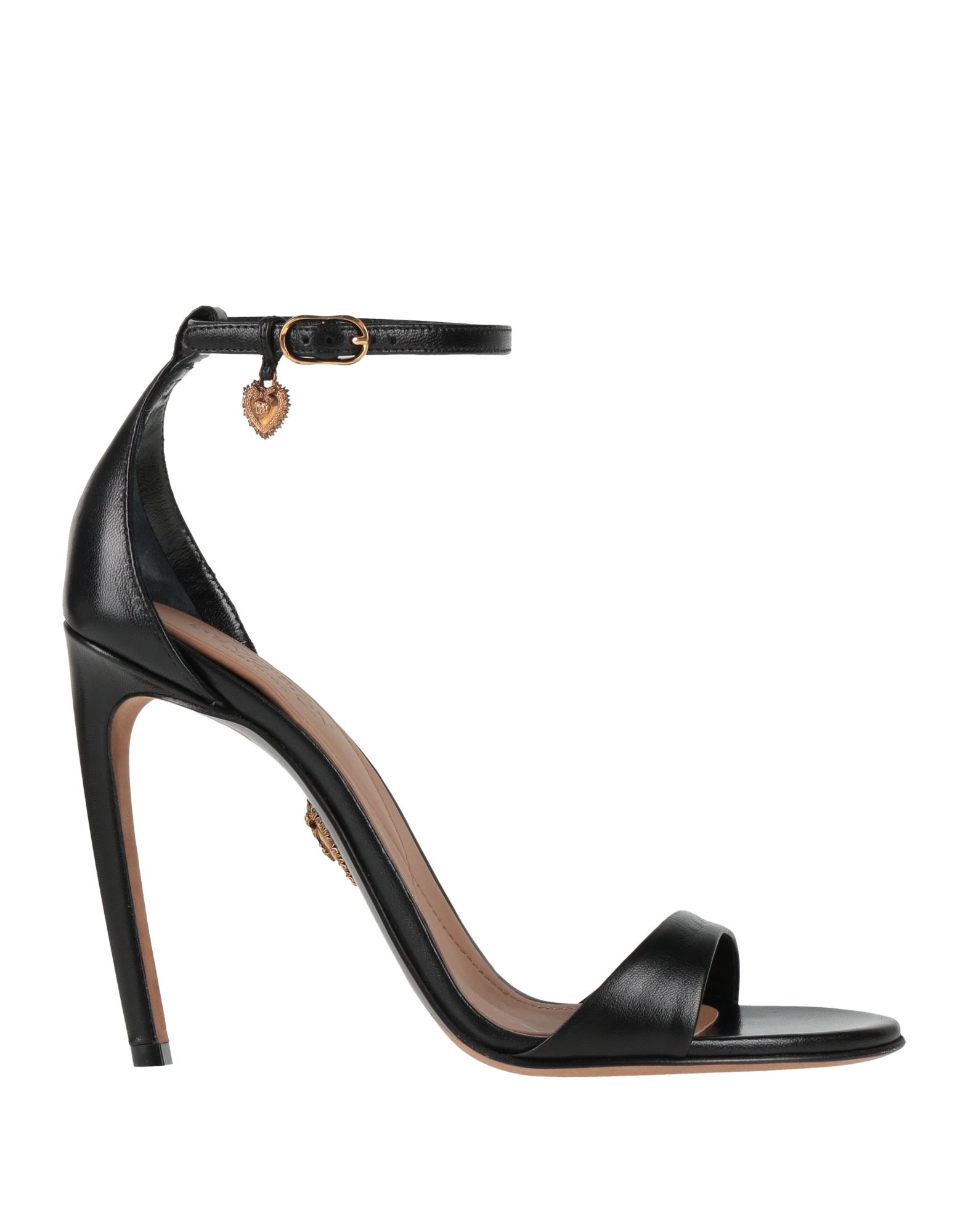 DOLCE&GABBANA Sandale Damen Schwarz von DOLCE&GABBANA