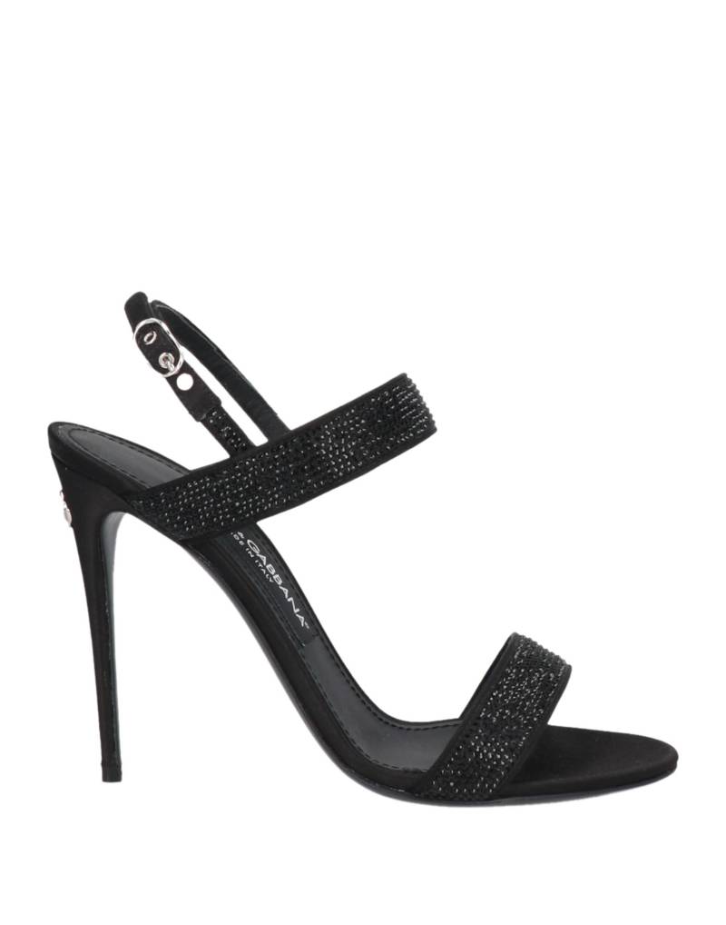 DOLCE&GABBANA Sandale Damen Schwarz von DOLCE&GABBANA