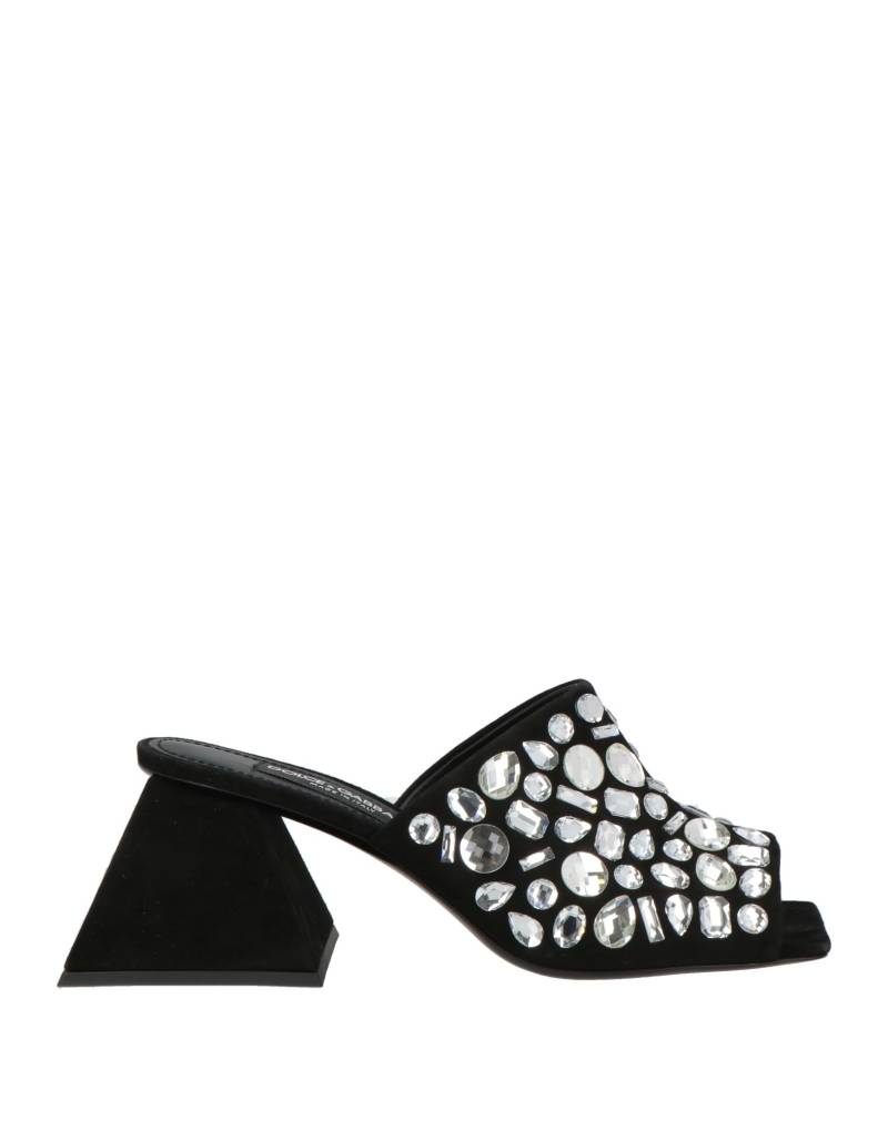 DOLCE&GABBANA Sandale Damen Schwarz von DOLCE&GABBANA