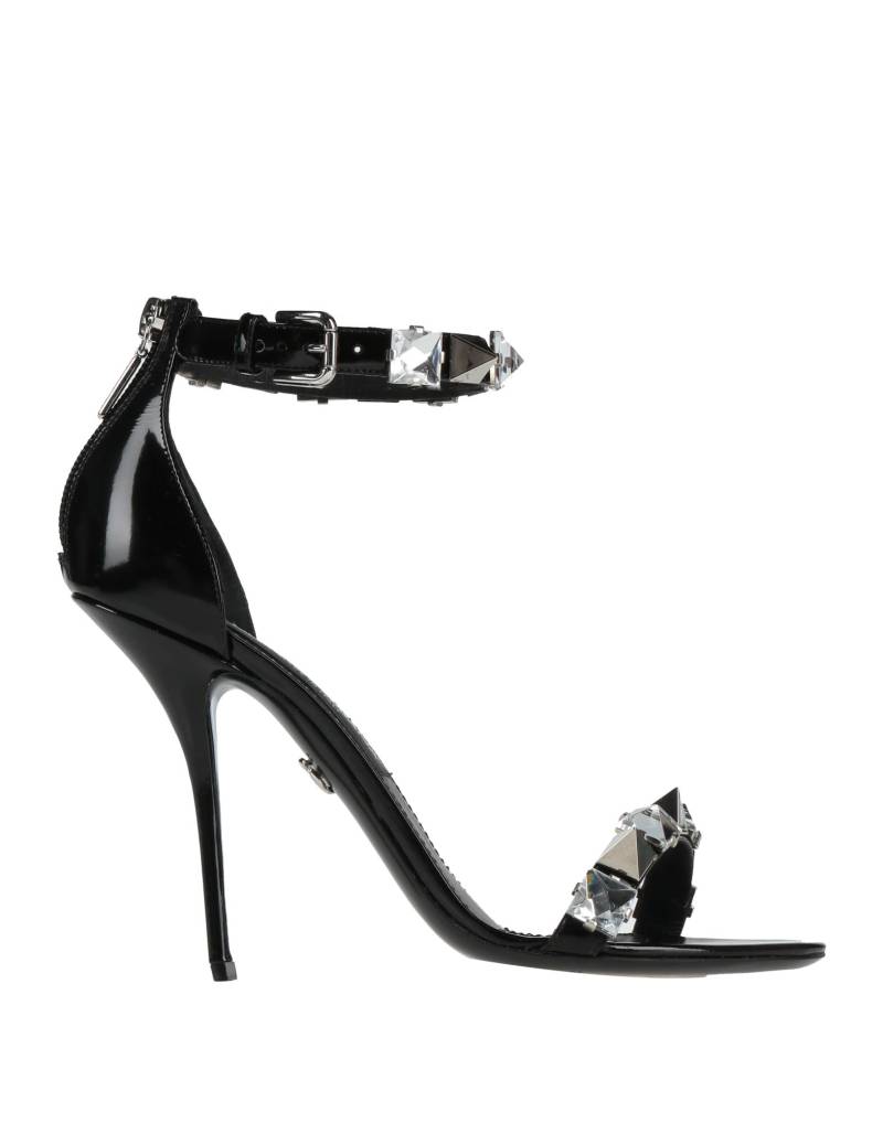DOLCE&GABBANA Sandale Damen Schwarz von DOLCE&GABBANA