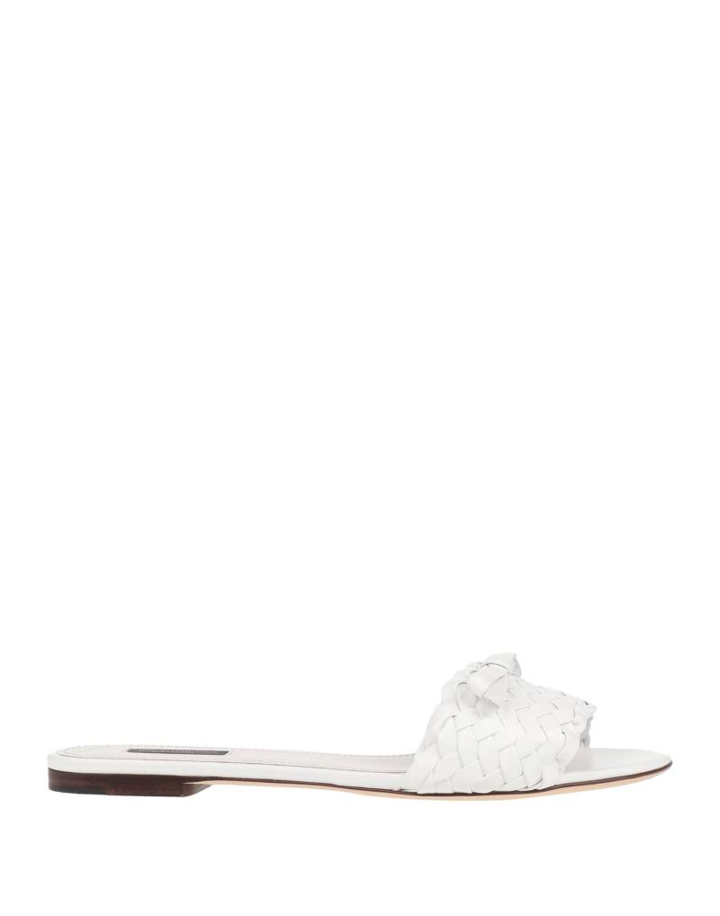 DOLCE&GABBANA Sandale Damen Weiß von DOLCE&GABBANA