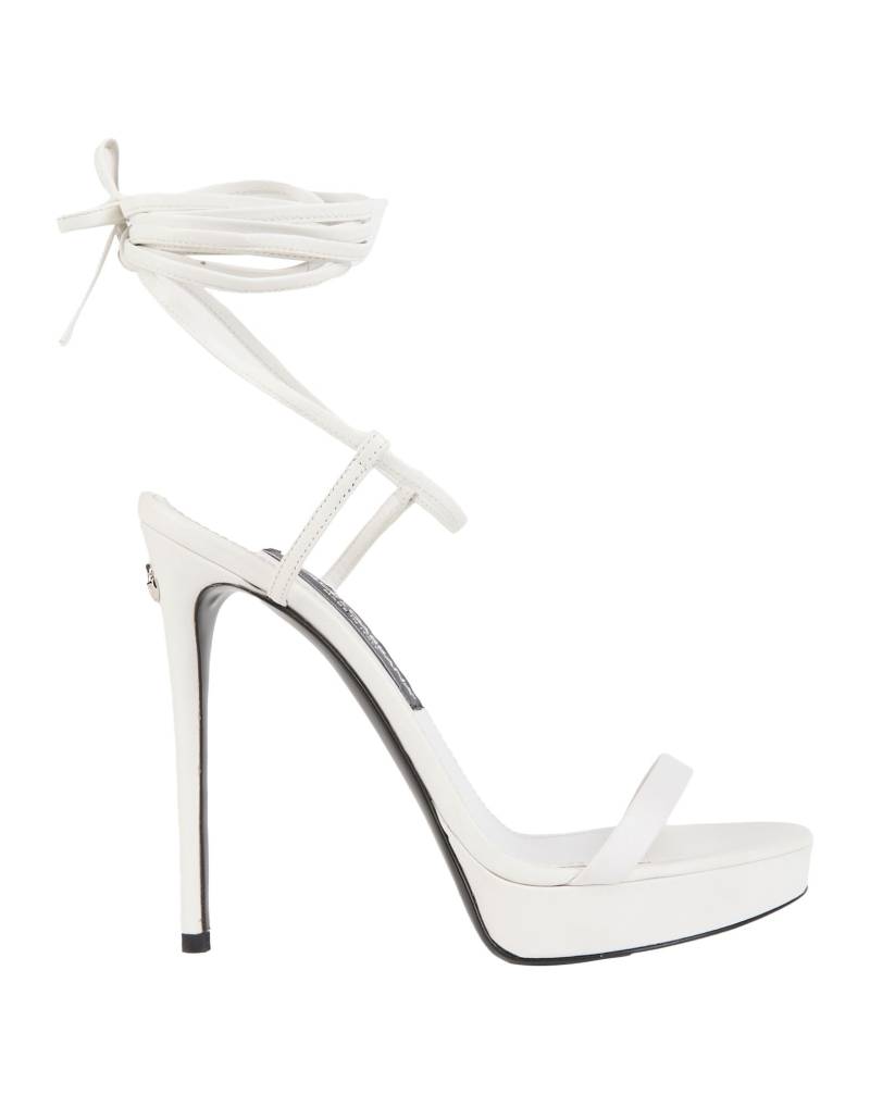 DOLCE&GABBANA Sandale Damen Weiß von DOLCE&GABBANA