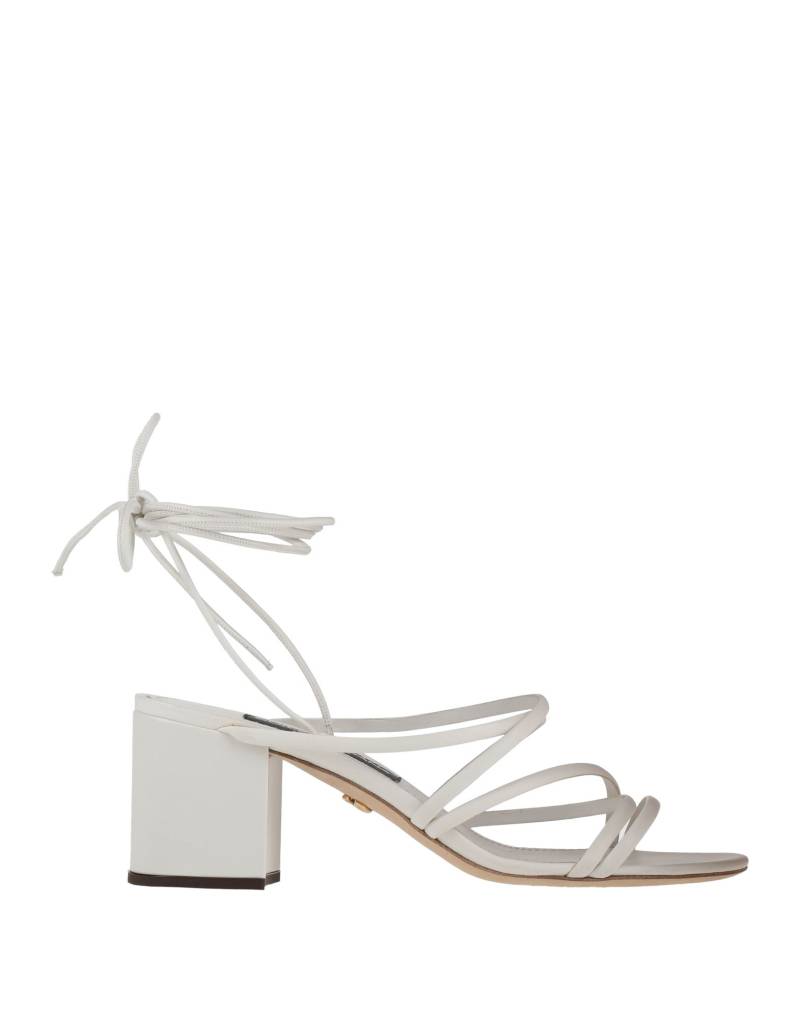 DOLCE&GABBANA Sandale Damen Weiß von DOLCE&GABBANA