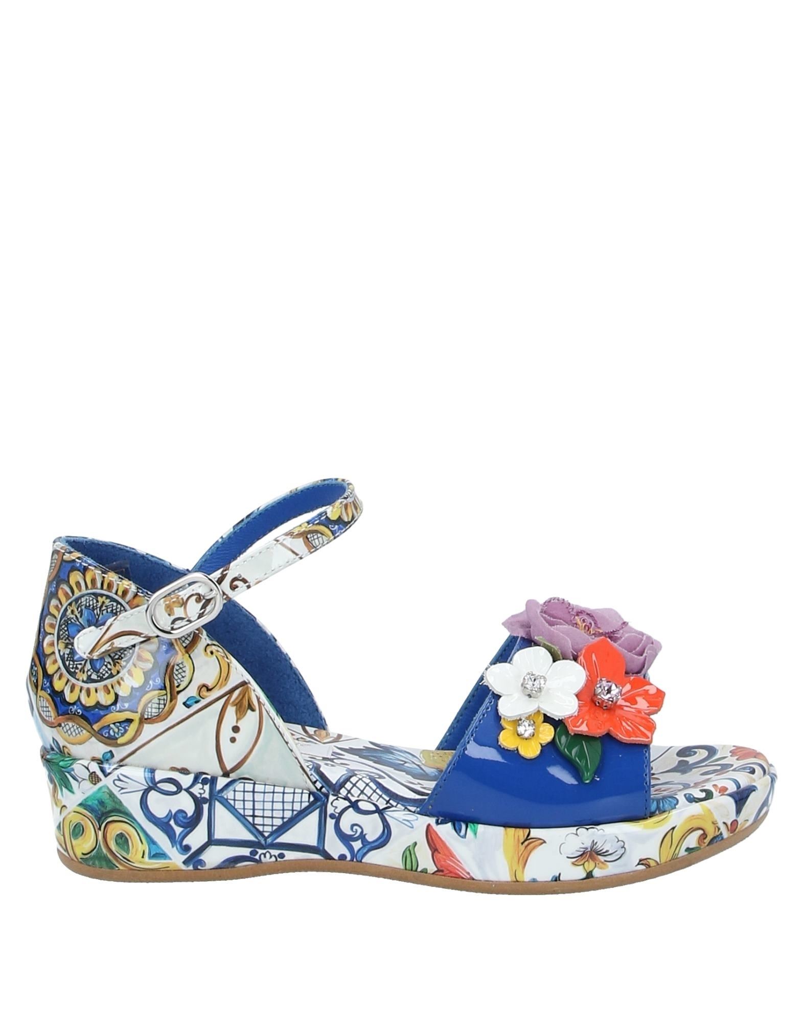 DOLCE&GABBANA Sandale Kinder Blau von DOLCE&GABBANA