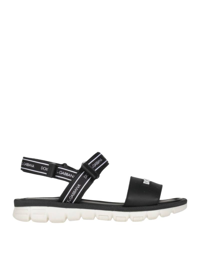 DOLCE&GABBANA Sandale Kinder Schwarz von DOLCE&GABBANA