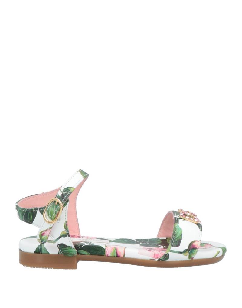 DOLCE&GABBANA Sandale Kinder Weiß von DOLCE&GABBANA
