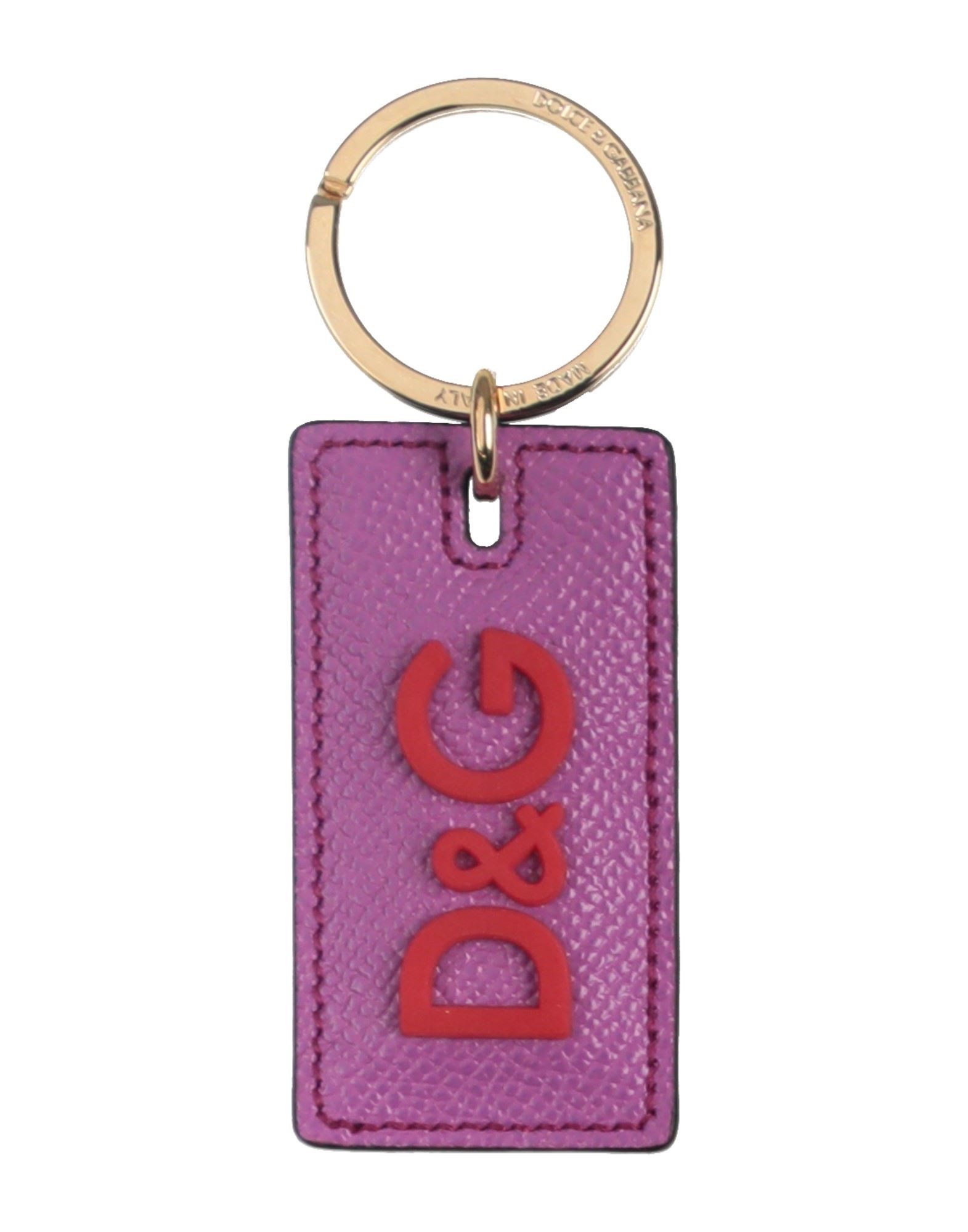 DOLCE&GABBANA Schlüsselanhänger Damen Violett von DOLCE&GABBANA