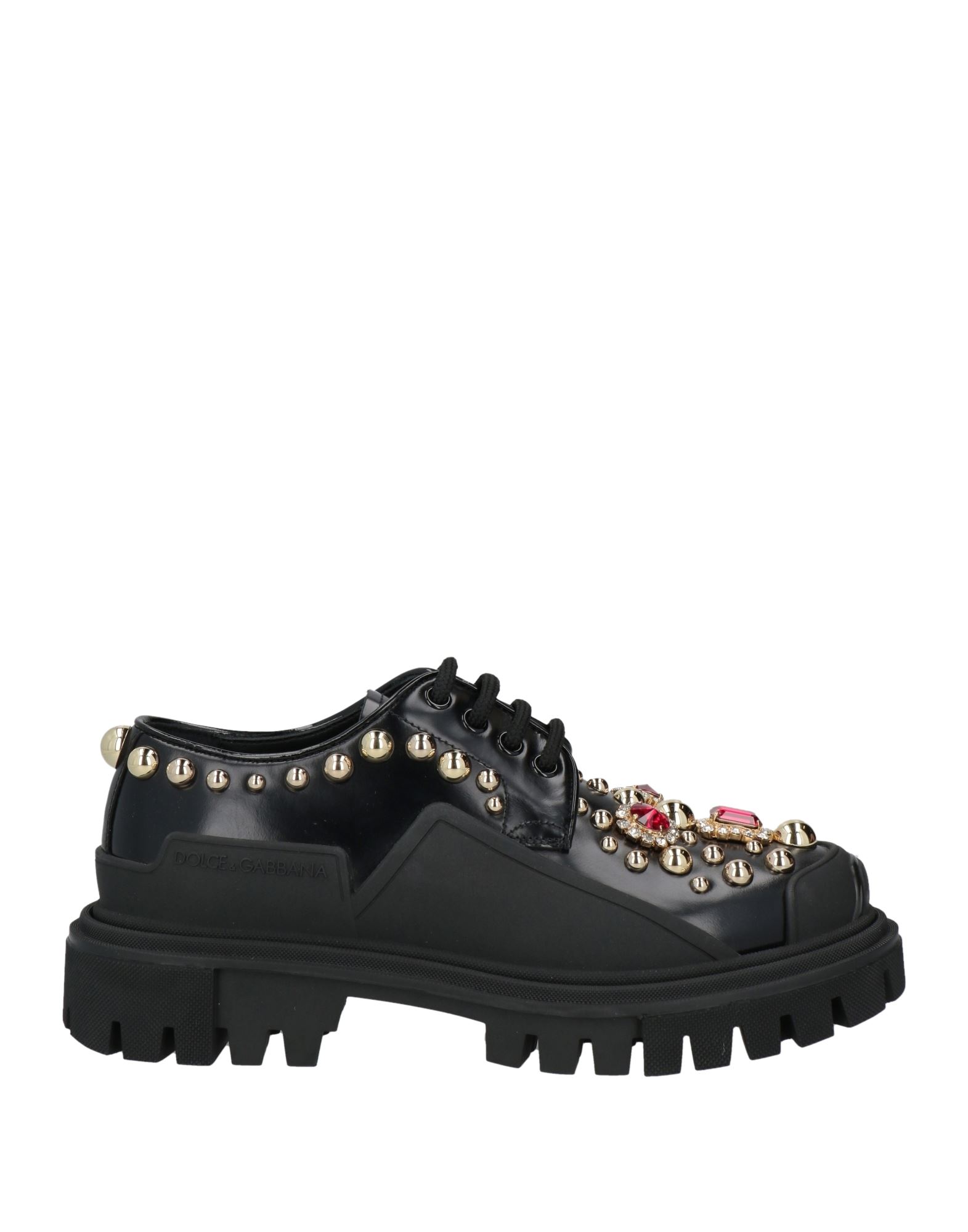 DOLCE&GABBANA Schnürschuh Damen Schwarz von DOLCE&GABBANA