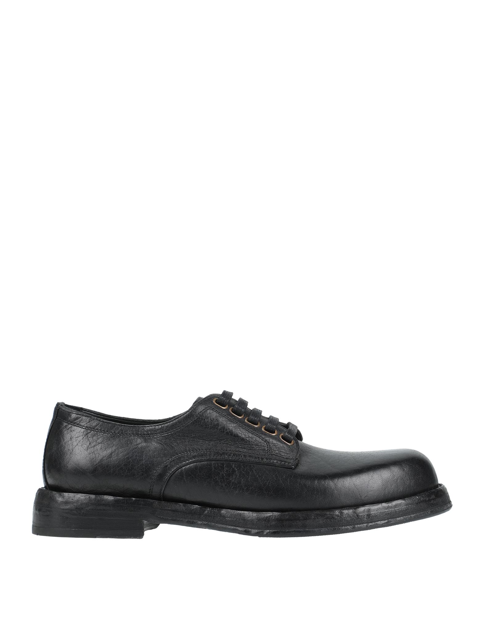 DOLCE&GABBANA Schnürschuh Herren Schwarz von DOLCE&GABBANA