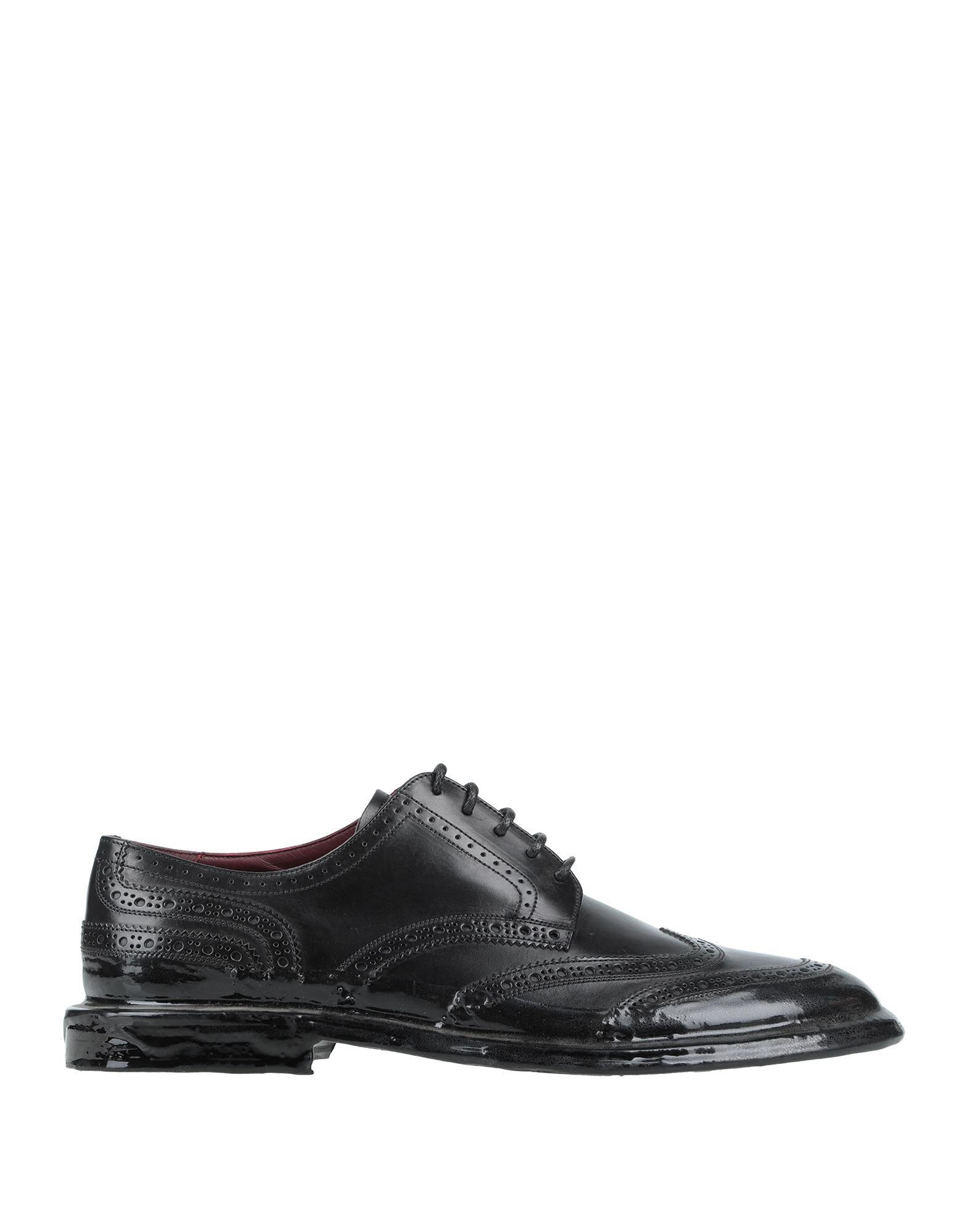 DOLCE&GABBANA Schnürschuh Herren Schwarz von DOLCE&GABBANA