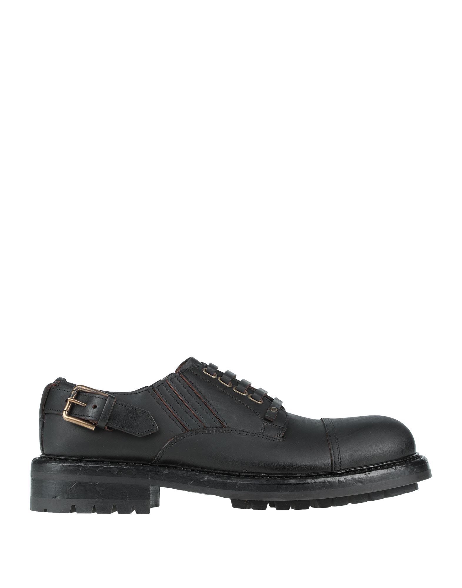 DOLCE&GABBANA Schnürschuh Herren Schwarz von DOLCE&GABBANA