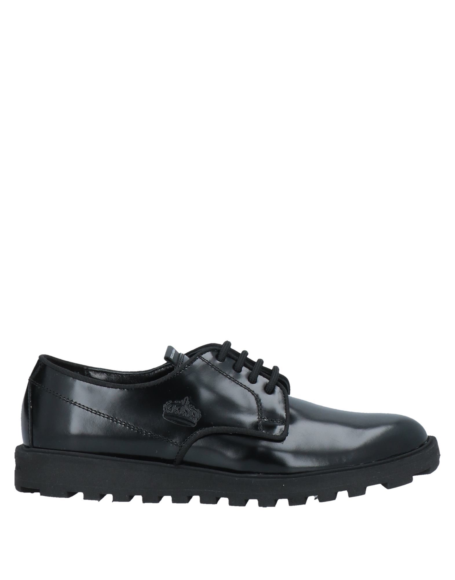 DOLCE&GABBANA Schnürschuh Kinder Schwarz von DOLCE&GABBANA