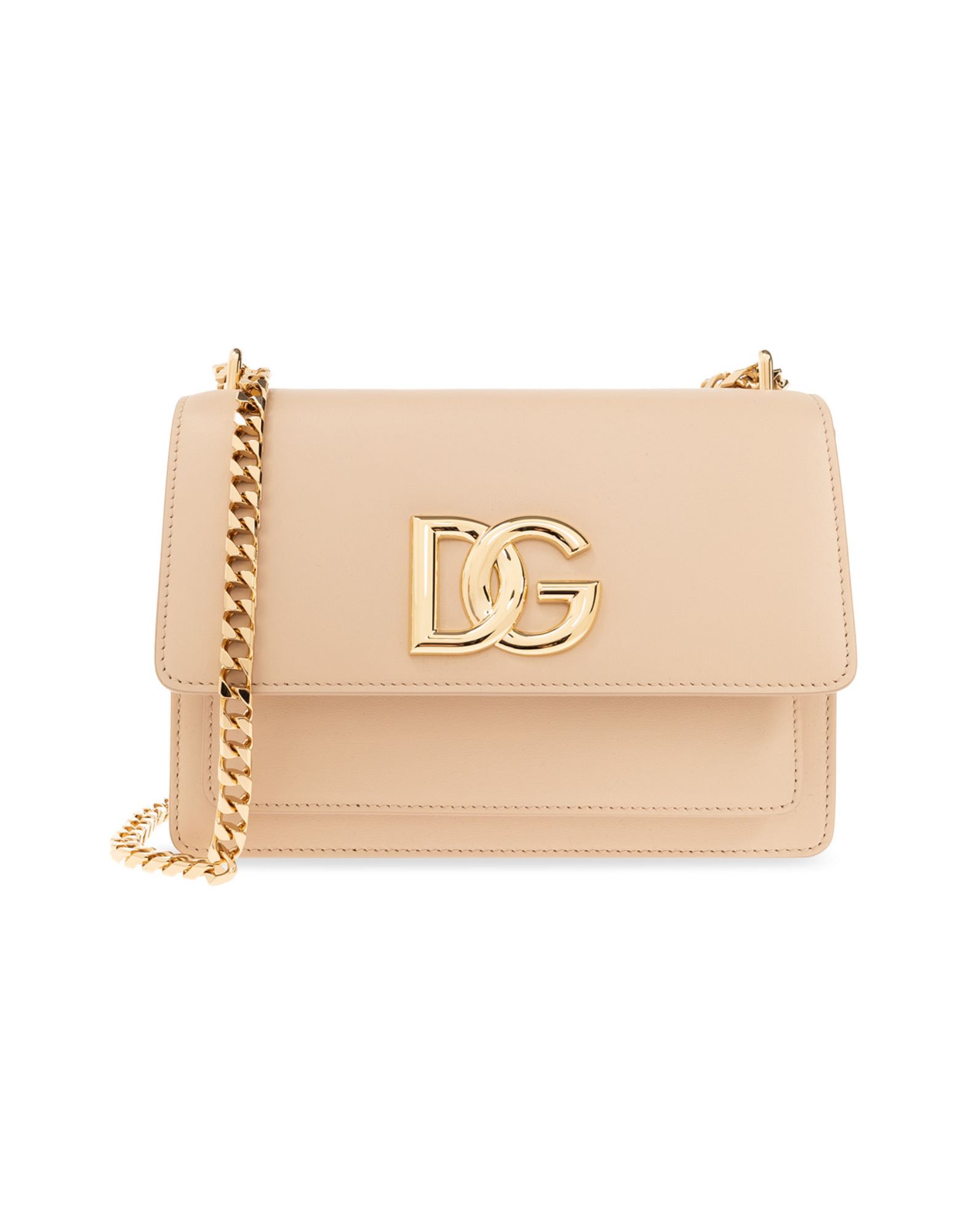 DOLCE&GABBANA Schultertasche Damen Beige von DOLCE&GABBANA