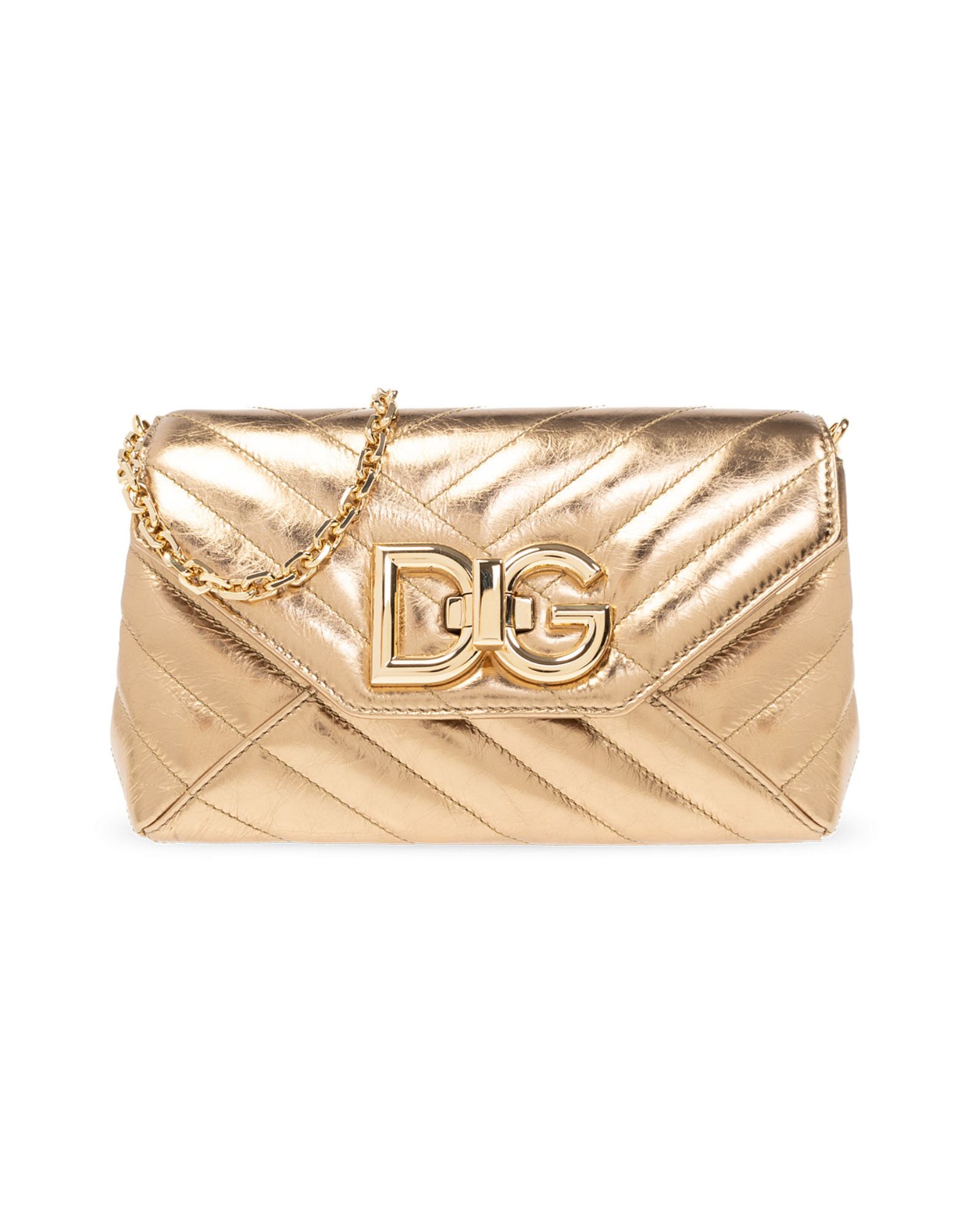 DOLCE&GABBANA Schultertasche Damen Gold von DOLCE&GABBANA