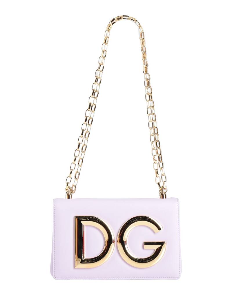 DOLCE&GABBANA Schultertasche Damen Lila von DOLCE&GABBANA