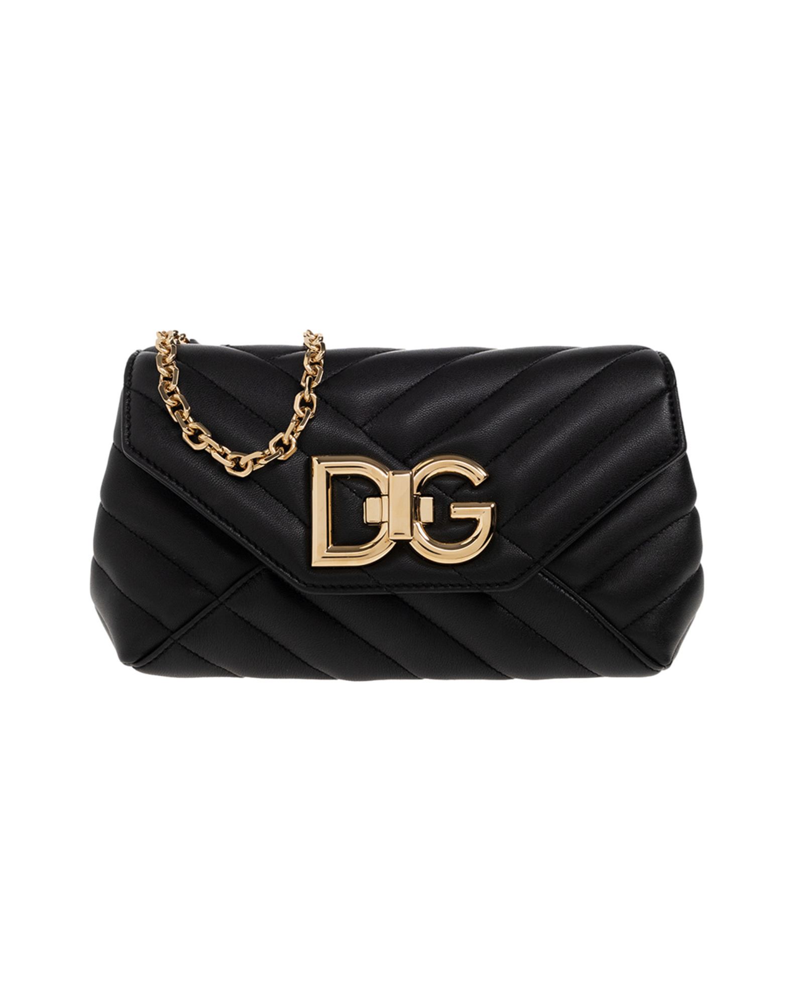 DOLCE&GABBANA Schultertasche Damen Schwarz von DOLCE&GABBANA