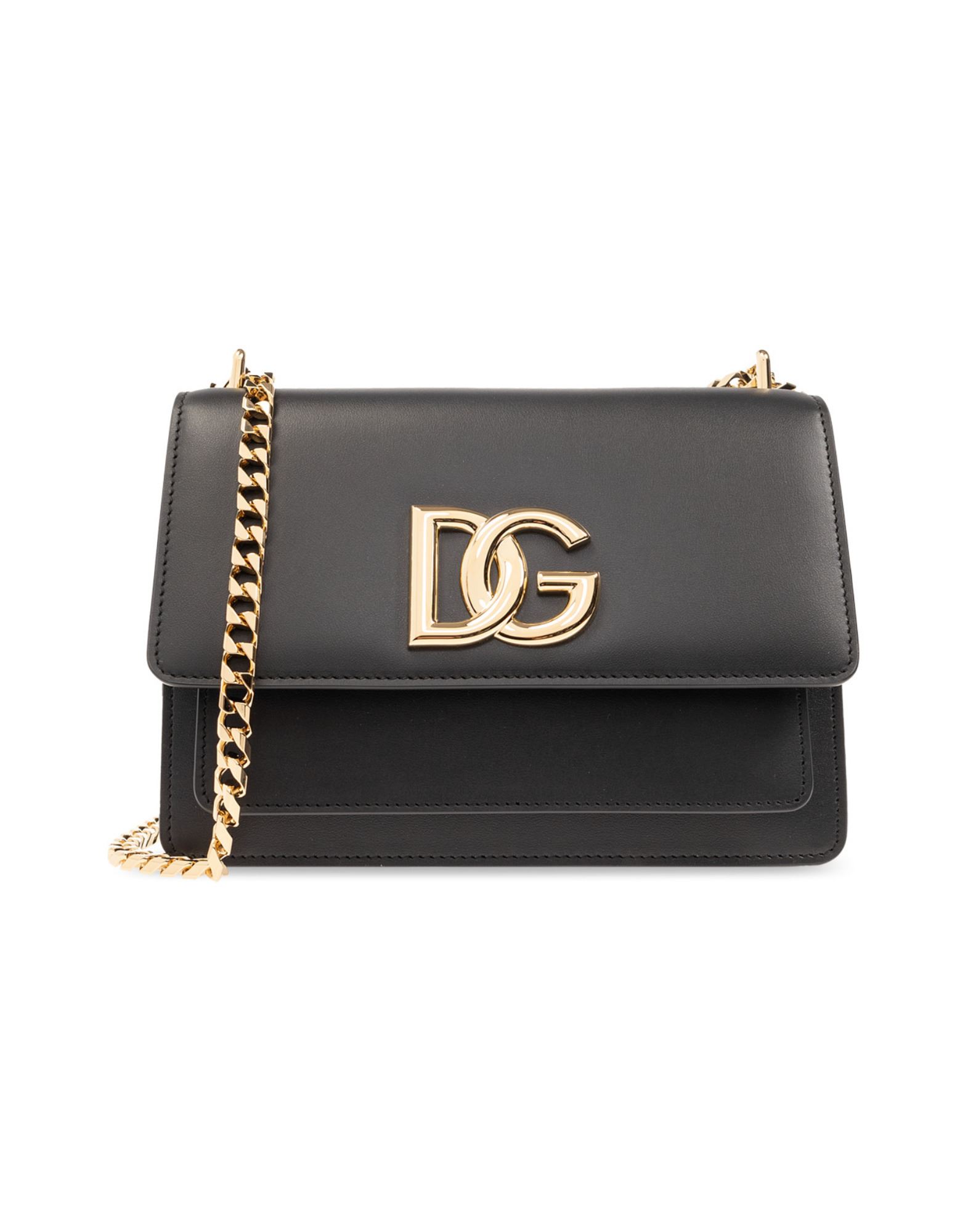 DOLCE&GABBANA Schultertasche Damen Schwarz von DOLCE&GABBANA