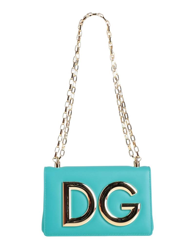 DOLCE&GABBANA Schultertasche Damen Tūrkis von DOLCE&GABBANA
