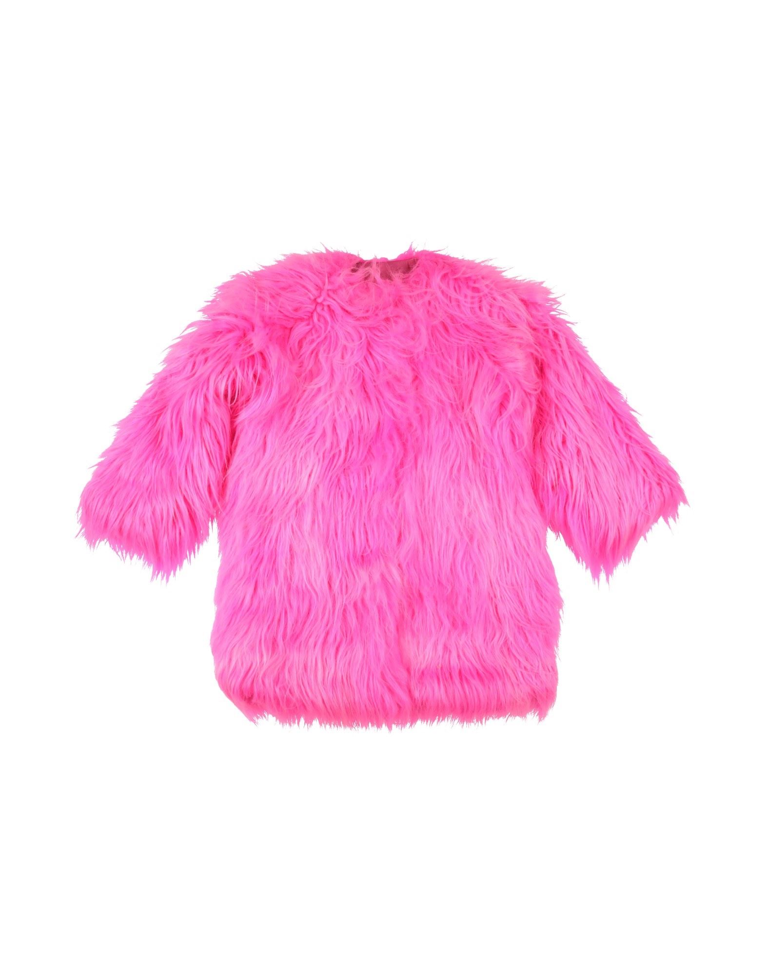 DOLCE&GABBANA Shearling- & Kunstfell Kinder Fuchsia von DOLCE&GABBANA