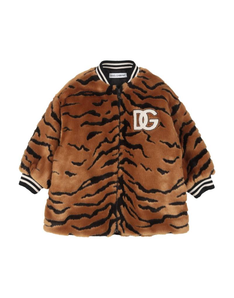 DOLCE&GABBANA Shearling- & Kunstfell Kinder Kamel von DOLCE&GABBANA