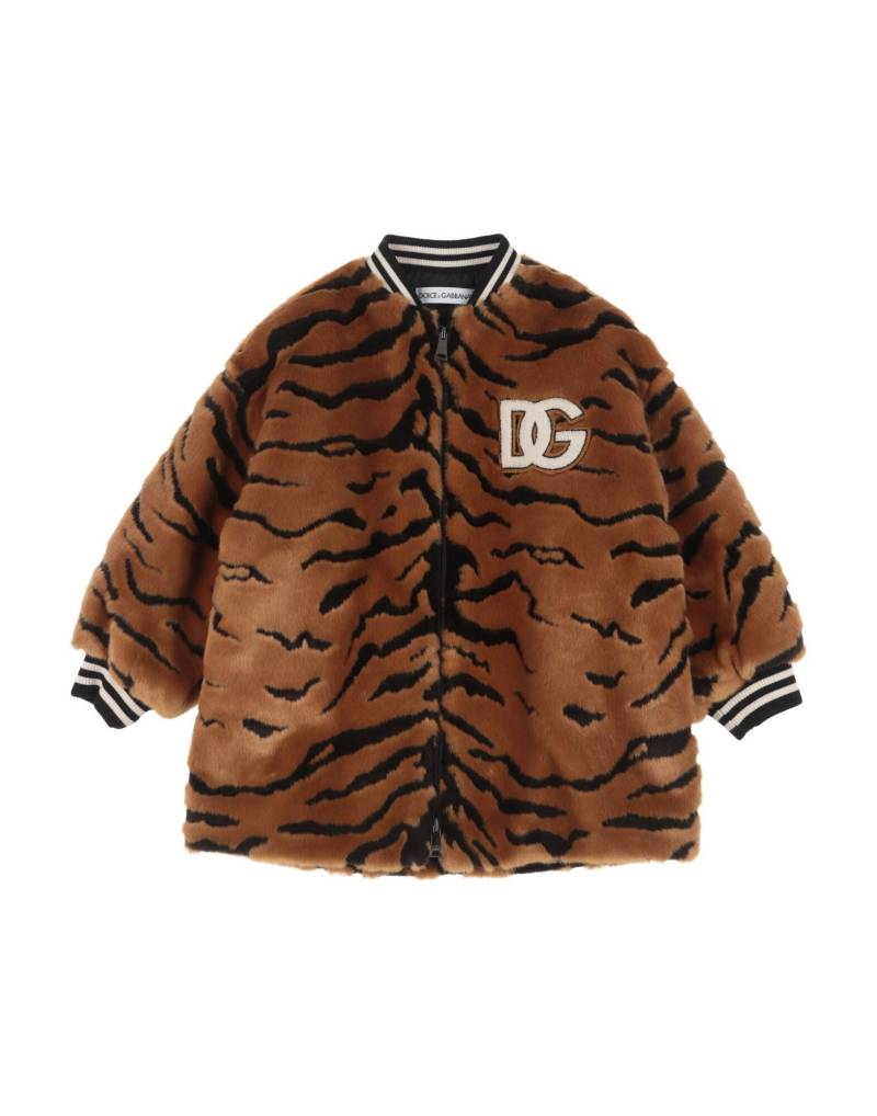 DOLCE&GABBANA Shearling- & Kunstfell Kinder Kamel von DOLCE&GABBANA