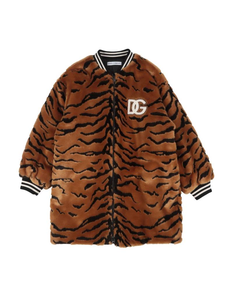 DOLCE&GABBANA Shearling- & Kunstfell Kinder Kamel von DOLCE&GABBANA